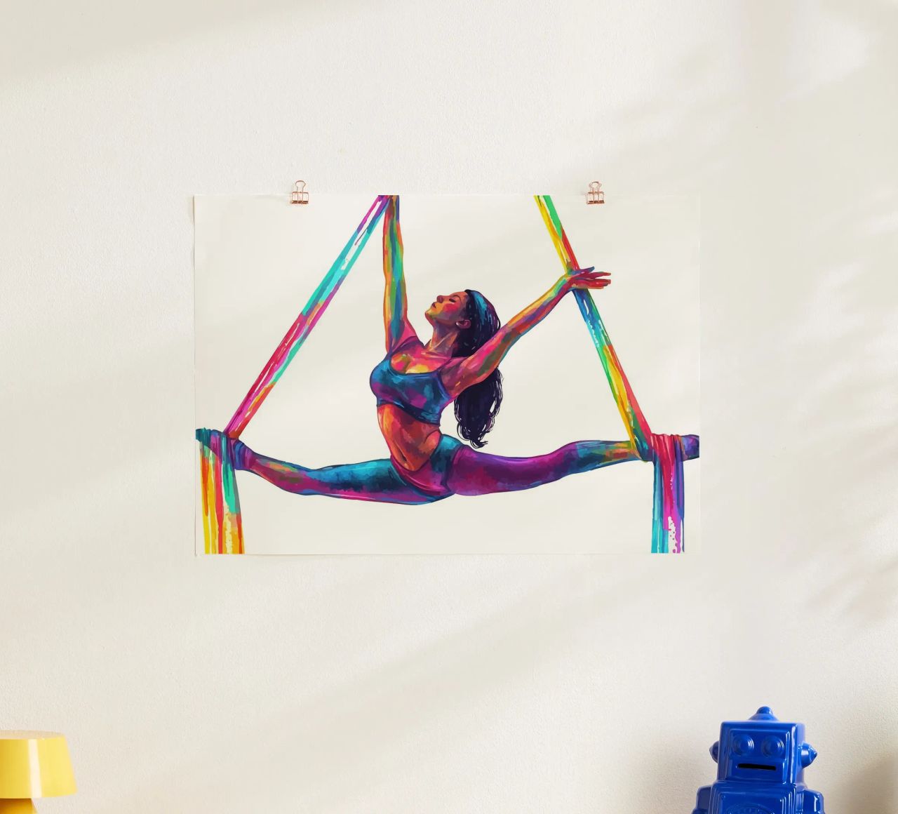 Performance di seta aerea carta hahnemühle da YogaShop
