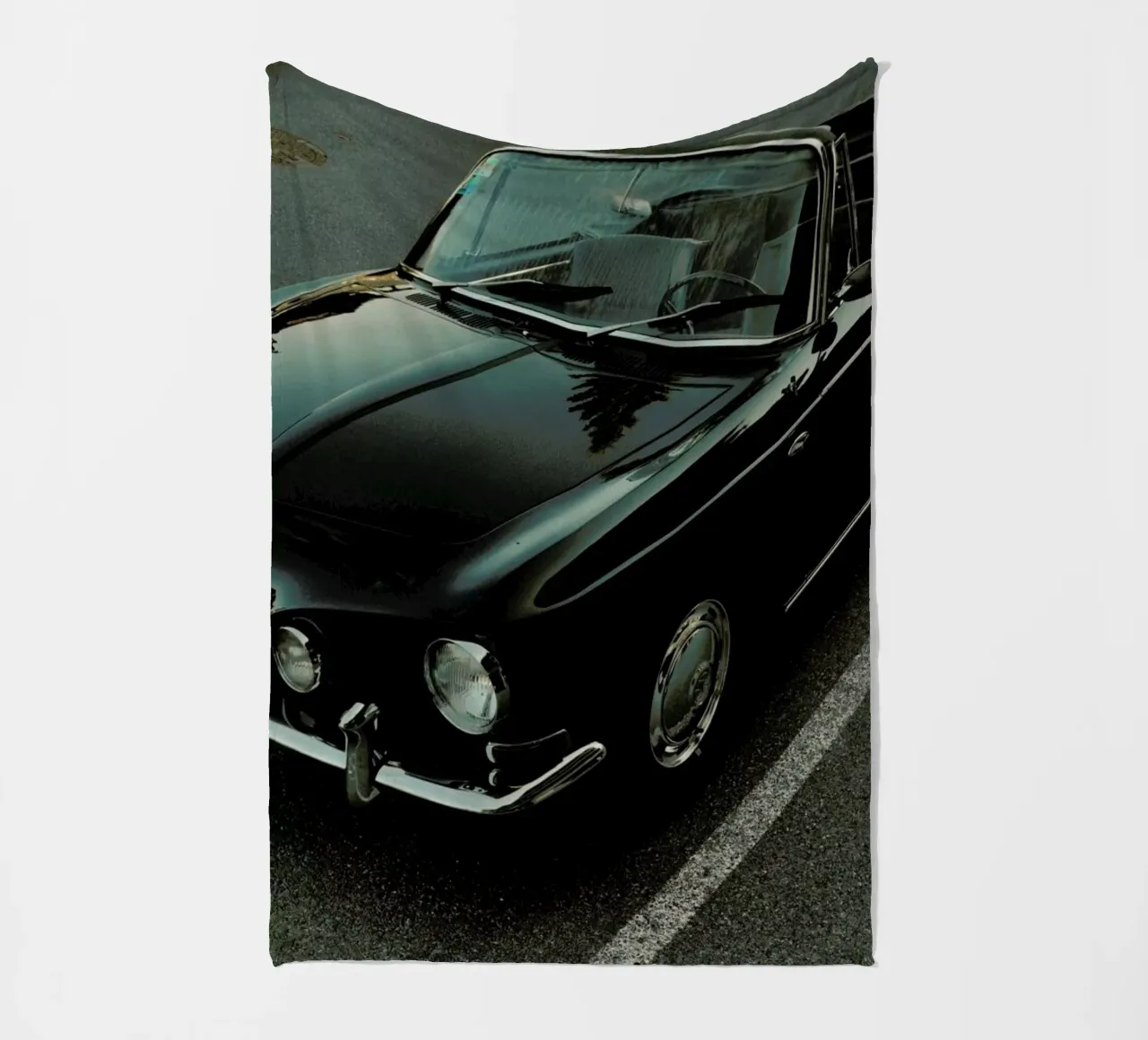 Oldtimer Sundown Fleecedecke von Sebastian Hilgetag