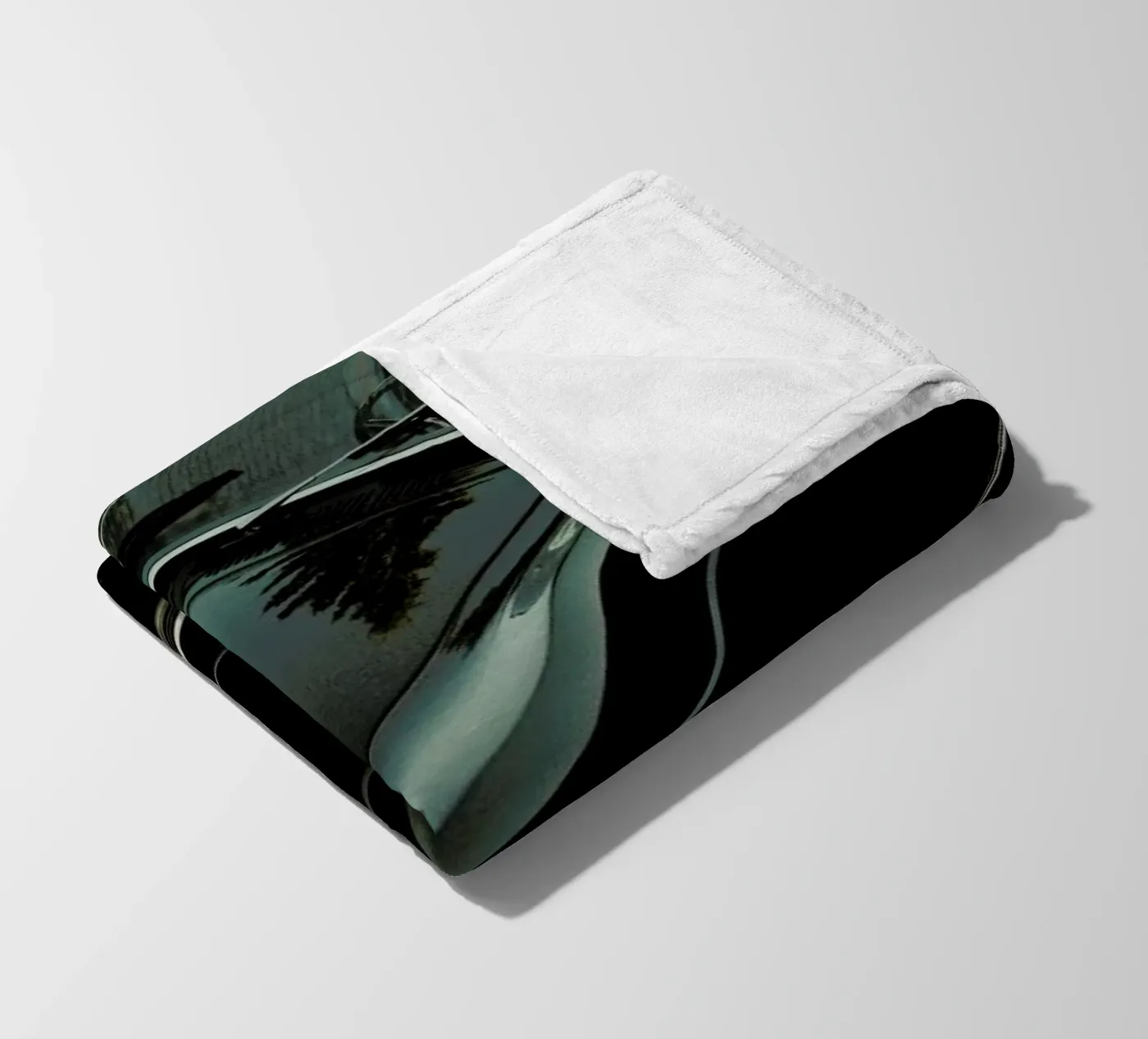 Oldtimer Sundown fleece blanket by Sebastian Hilgetag