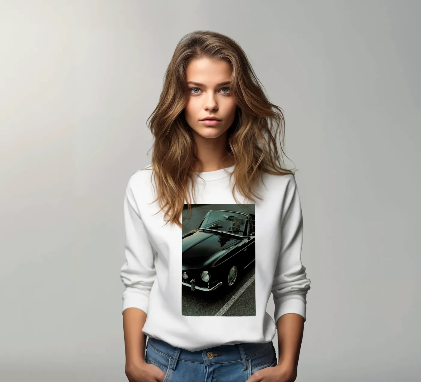 Oldtimer Sundown Sweatshirt von Sebastian Hilgetag