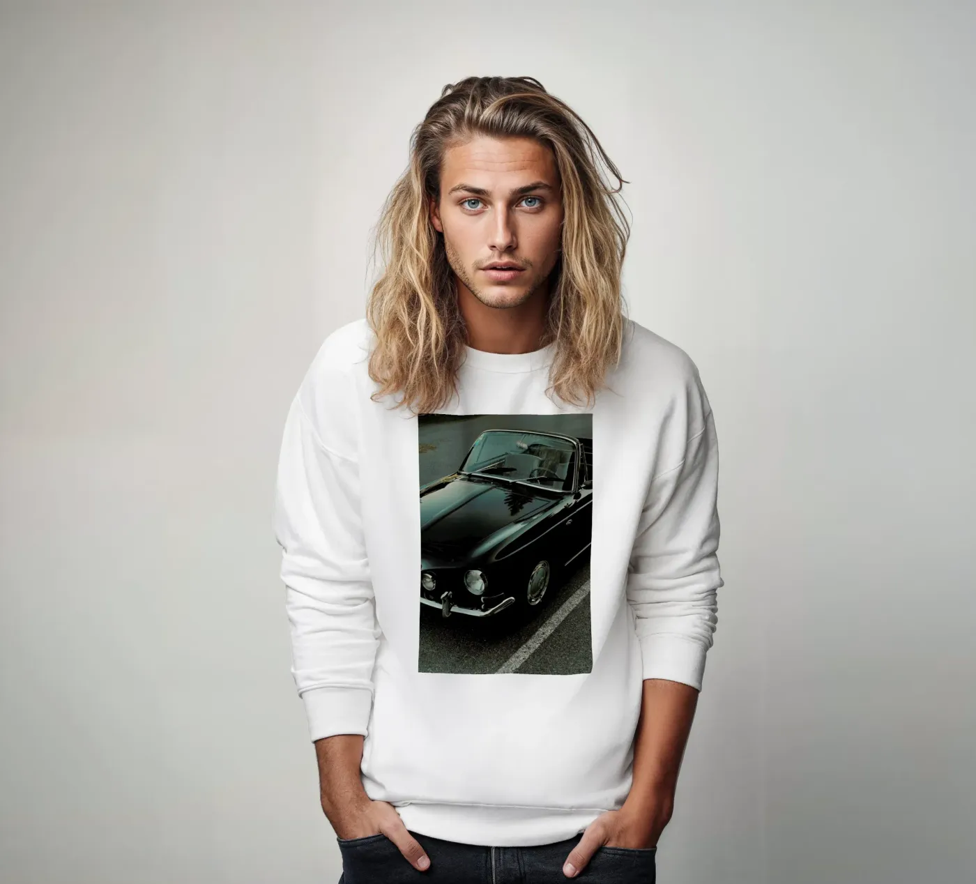 Oldtimer Sundown Sweatshirt von Sebastian Hilgetag
