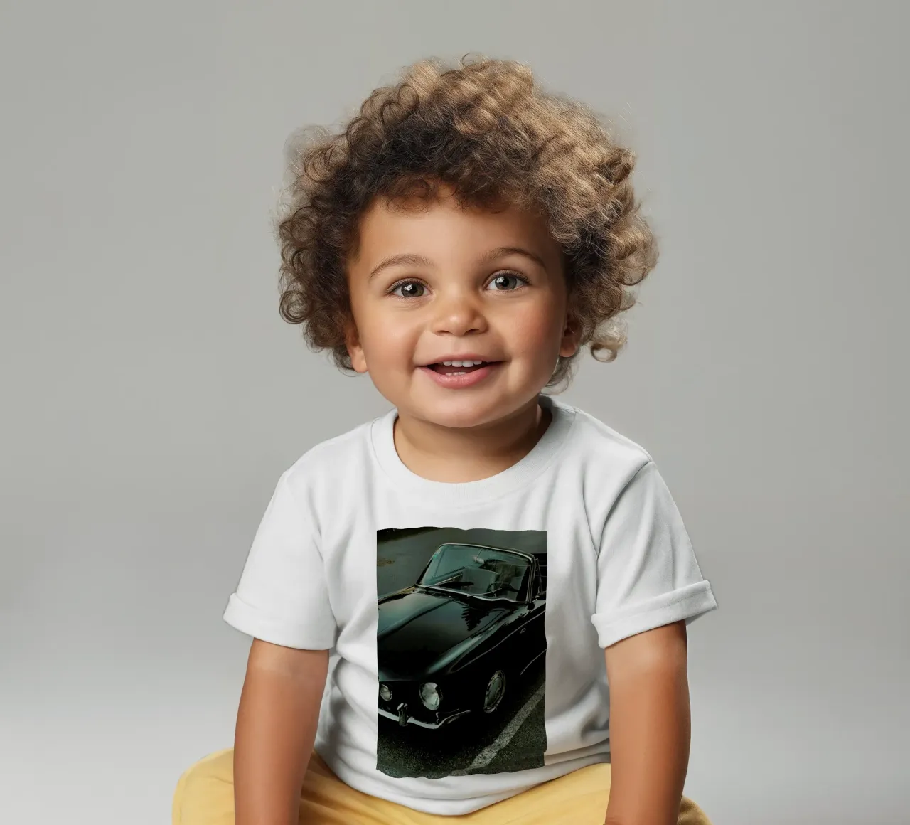Oldtimer Sundown Baby T-Shirt von Sebastian Hilgetag
