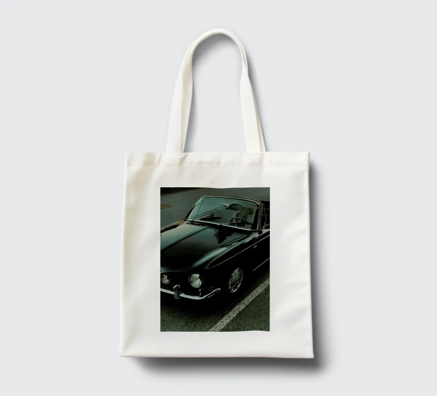 Oldtimer Sundown Jutebeutel von Sebastian Hilgetag