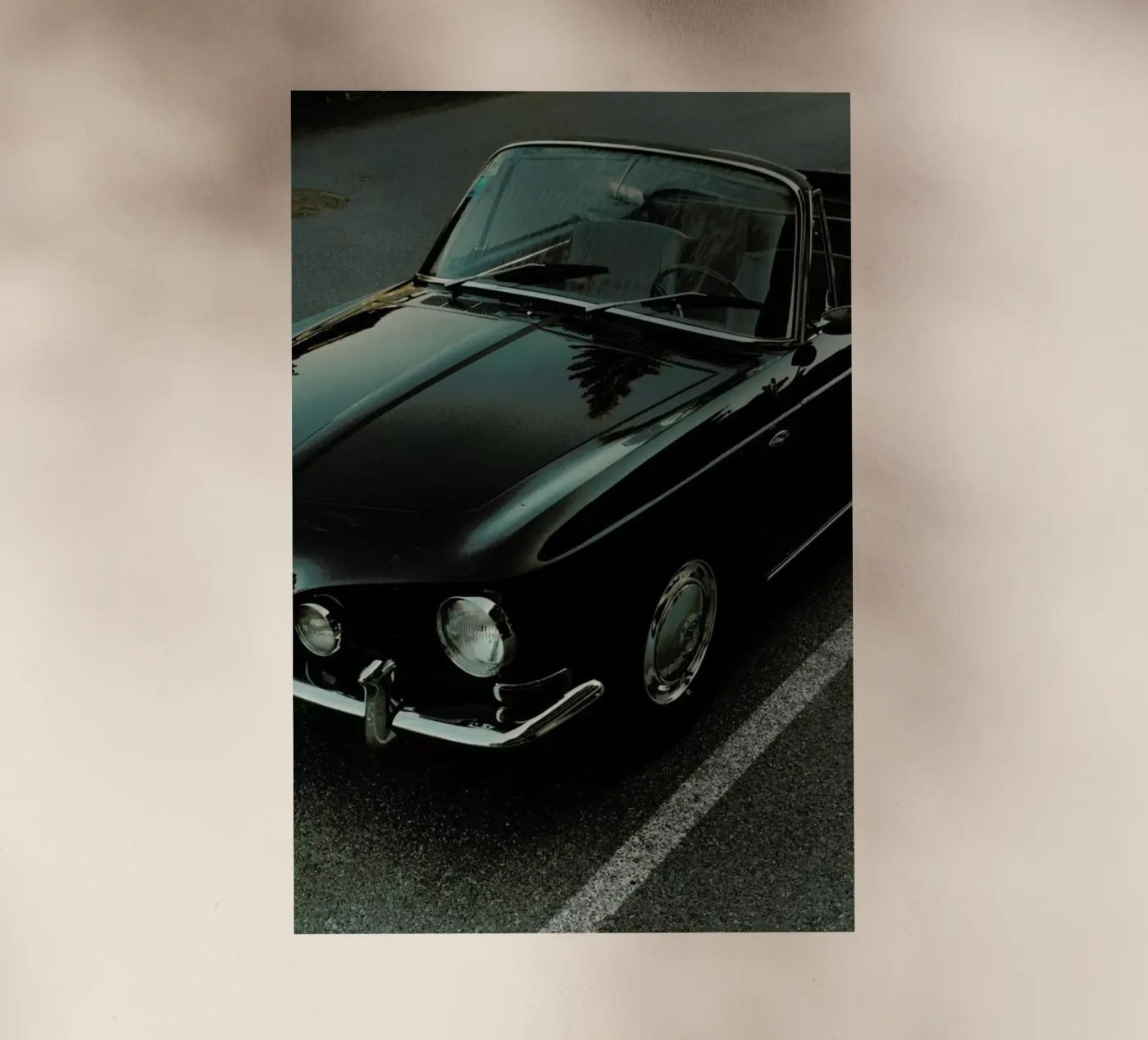 Oldtimer Sundown Backlit Folie von Sebastian Hilgetag