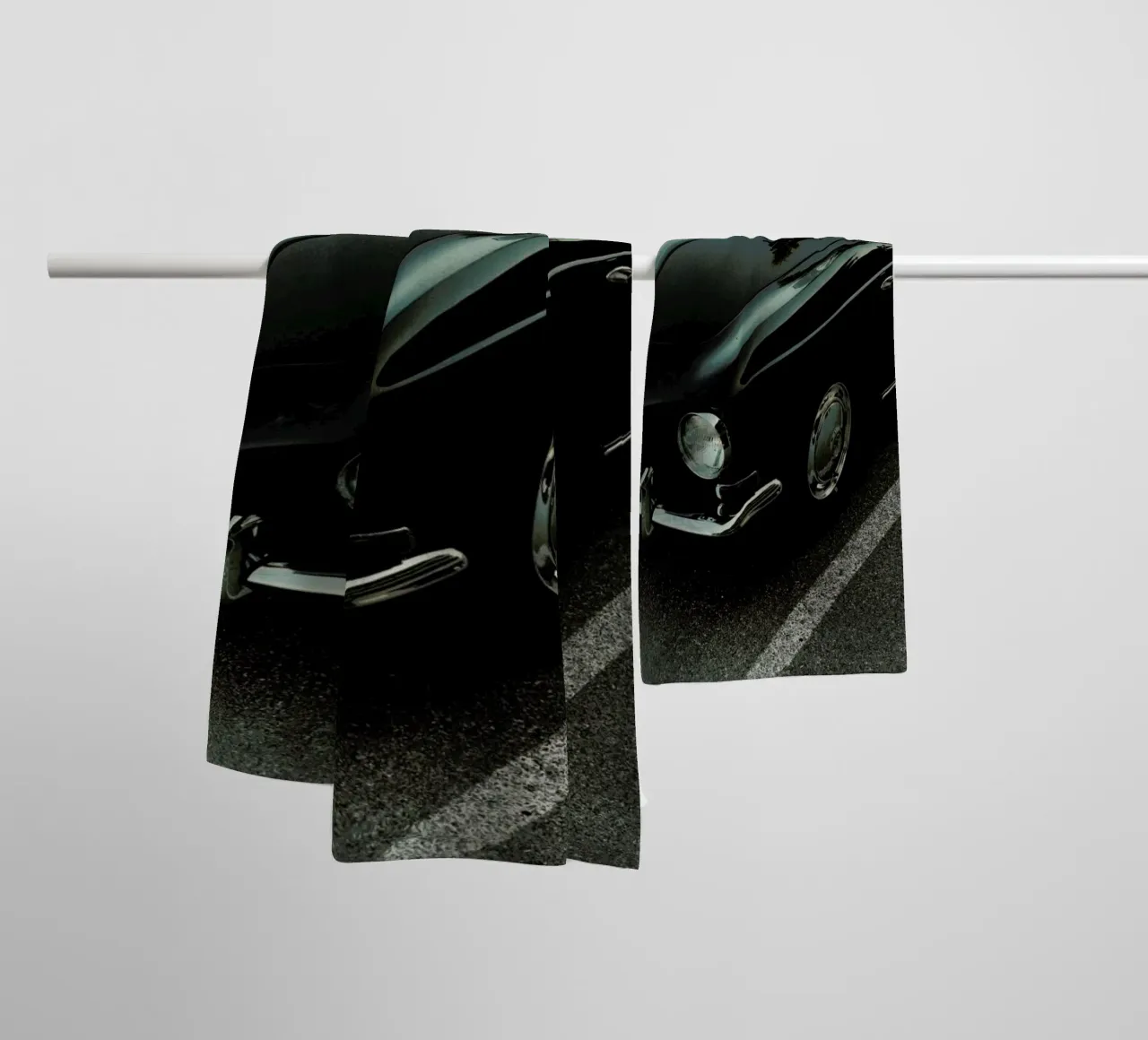 Oldtimer Sundown asciugamano da bagno da Sebastian Hilgetag