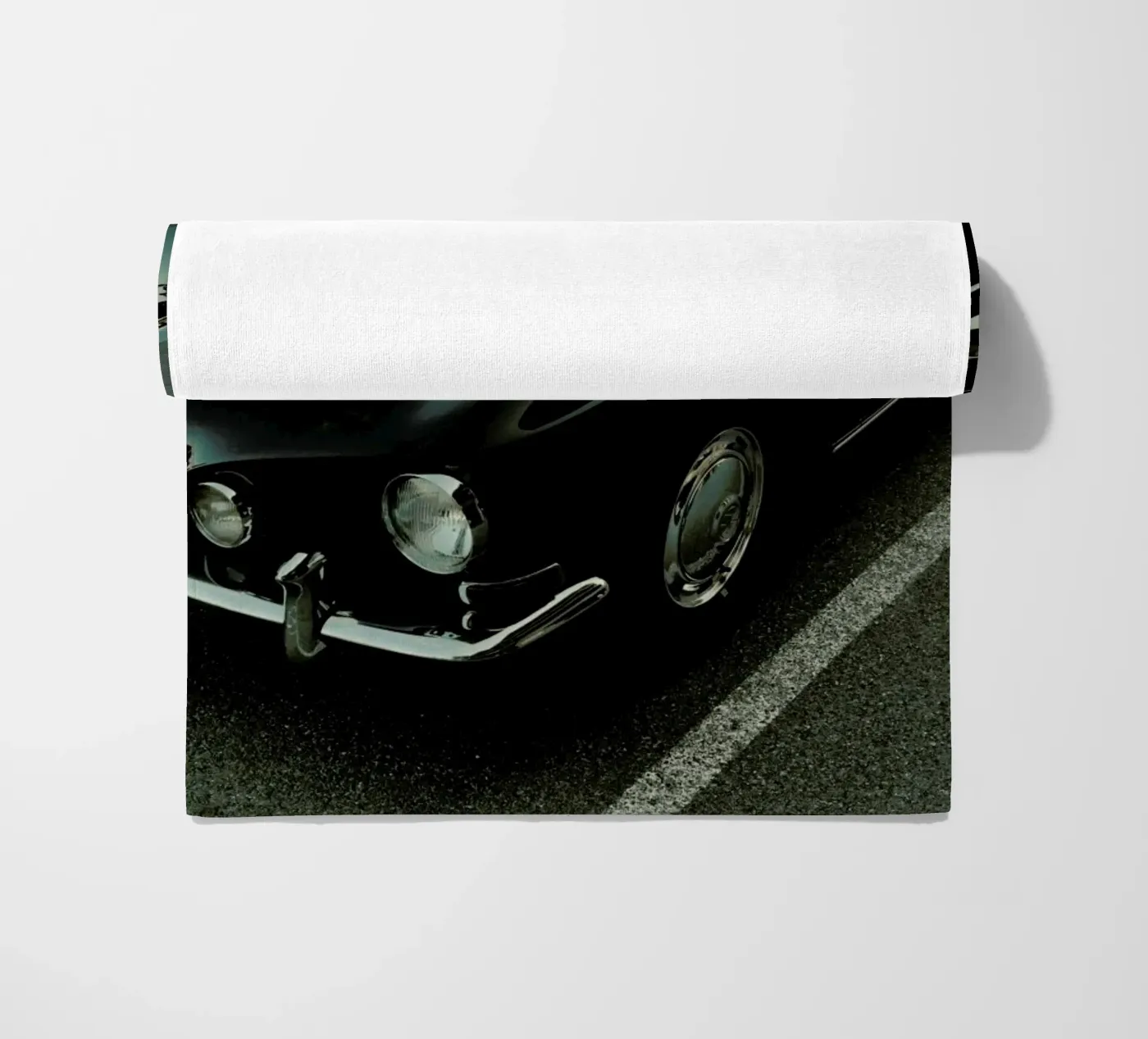 Oldtimer Sundown strandhanddoek van Sebastian Hilgetag