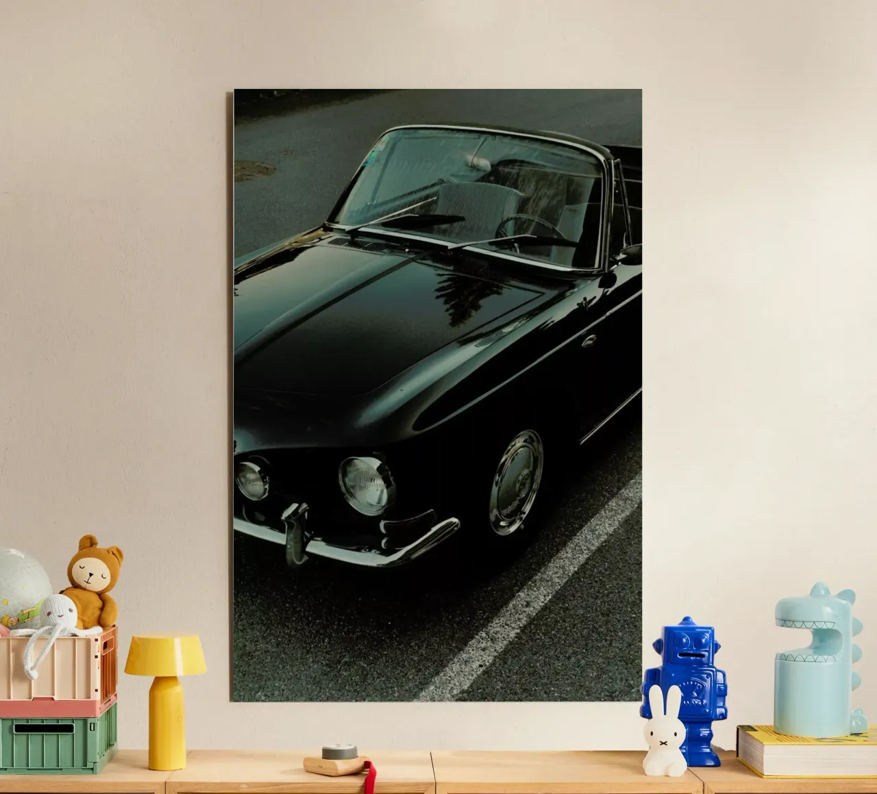 Oldtimer Sundown alluminio dibond da Sebastian Hilgetag