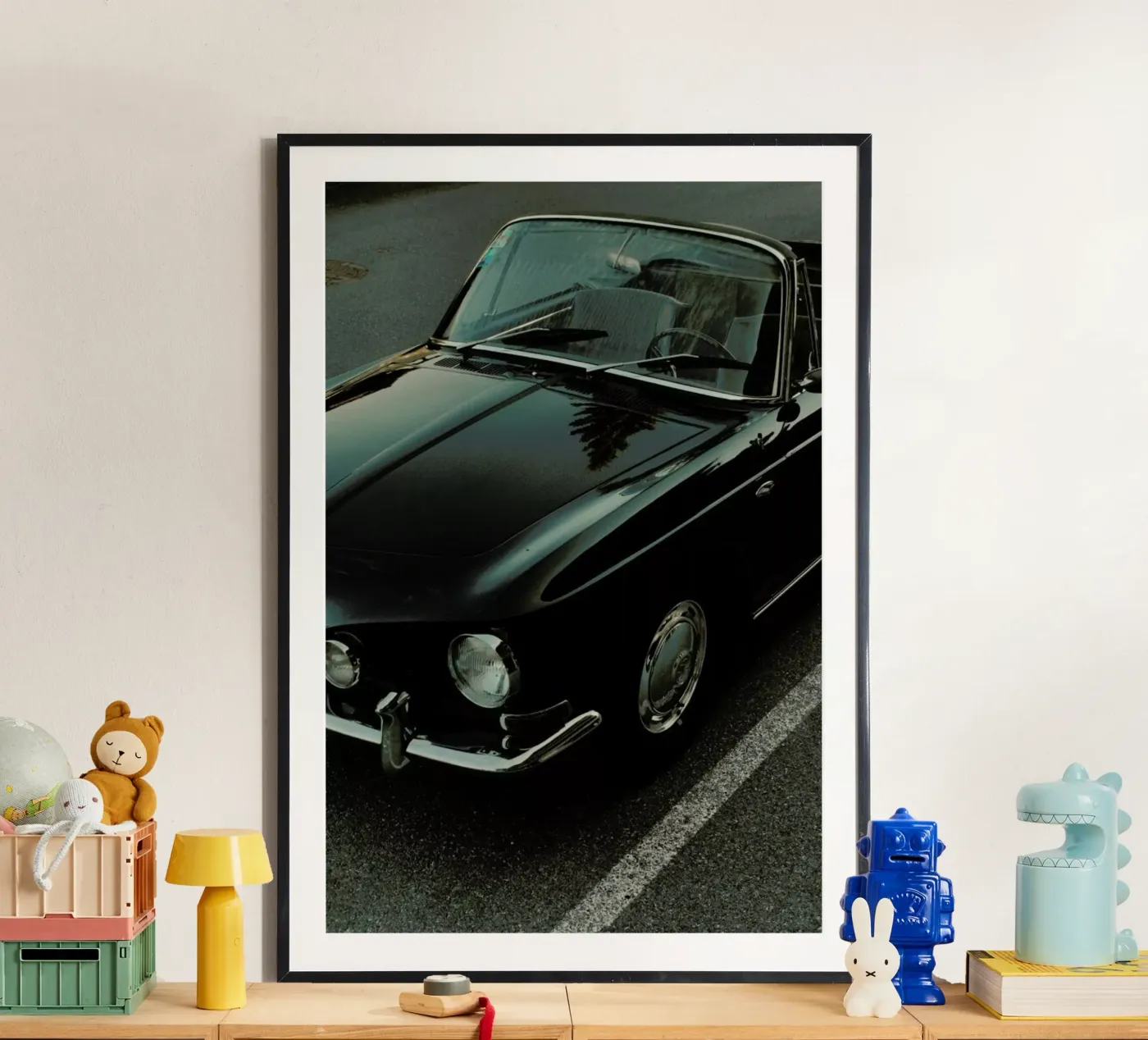 Oldtimer Sundown poster van Sebastian Hilgetag