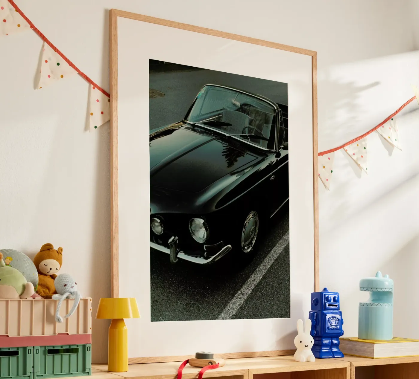 Oldtimer Sundown poster van Sebastian Hilgetag