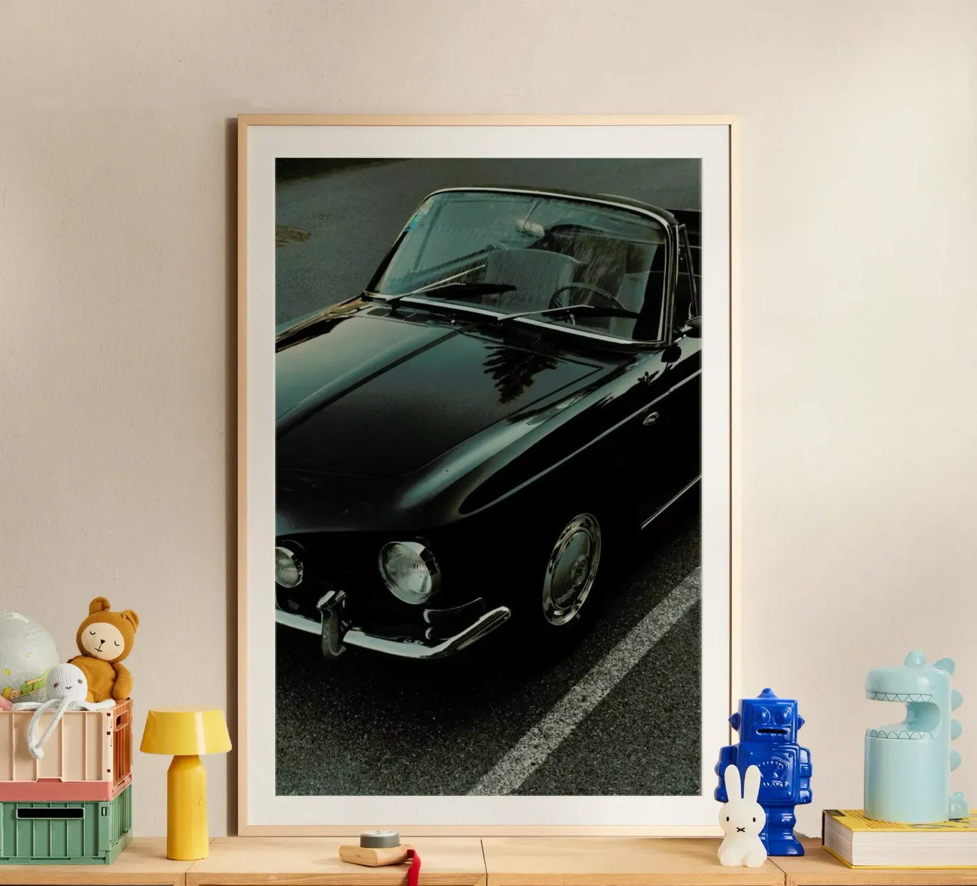 Oldtimer Sundown Poster von Sebastian Hilgetag