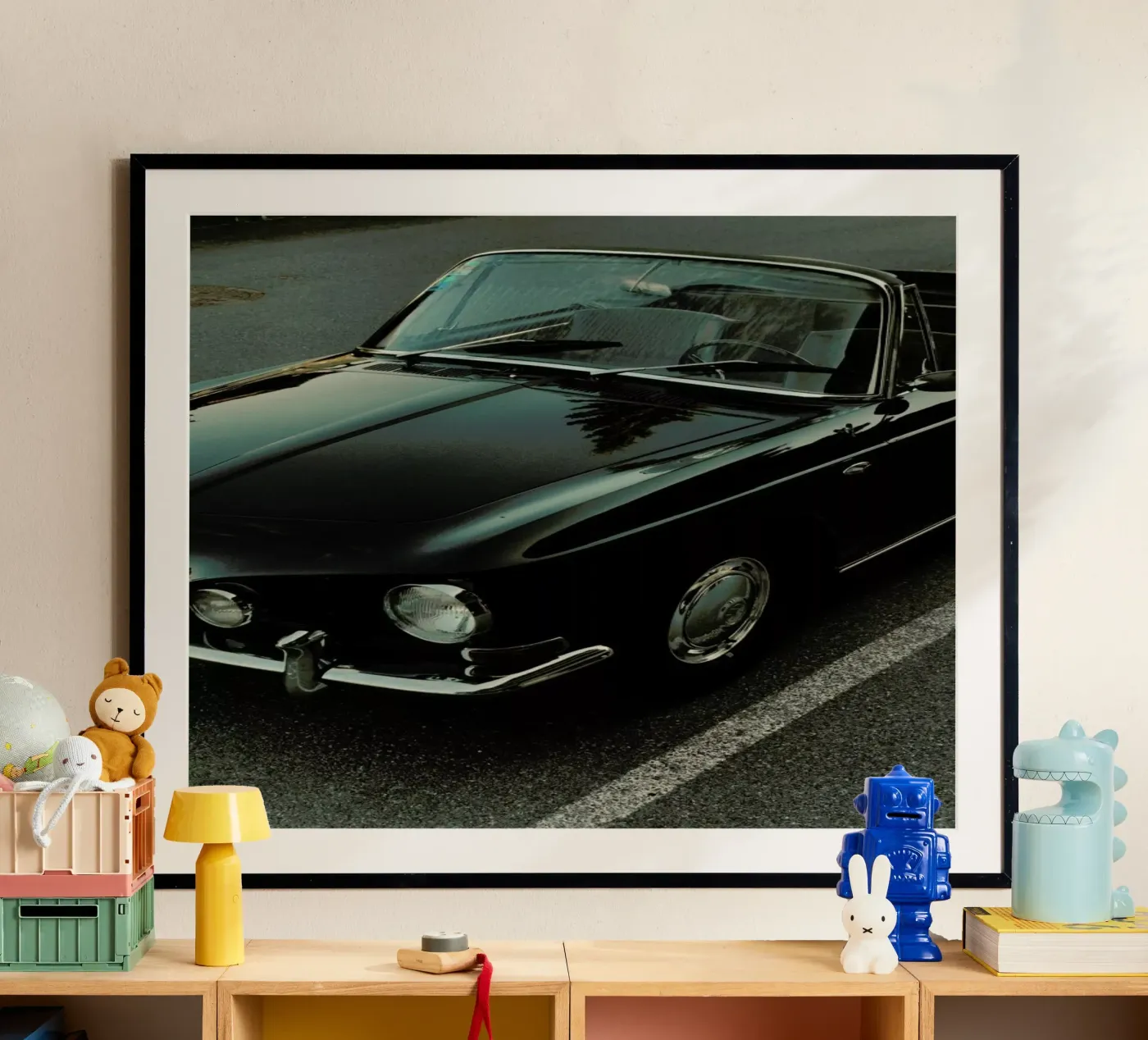 Oldtimer Sundown poster van Sebastian Hilgetag