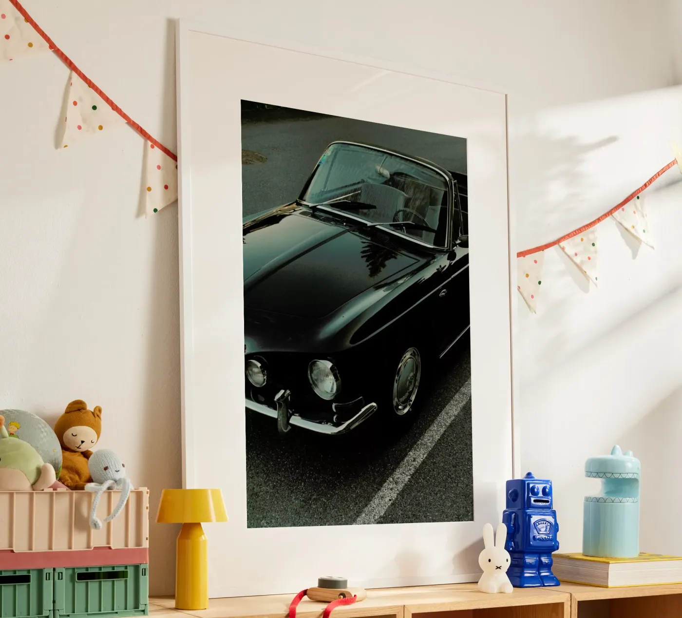Oldtimer Sundown poster van Sebastian Hilgetag