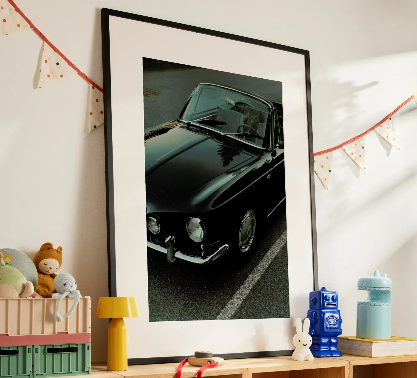 Oldtimer Sundown poster van Sebastian Hilgetag