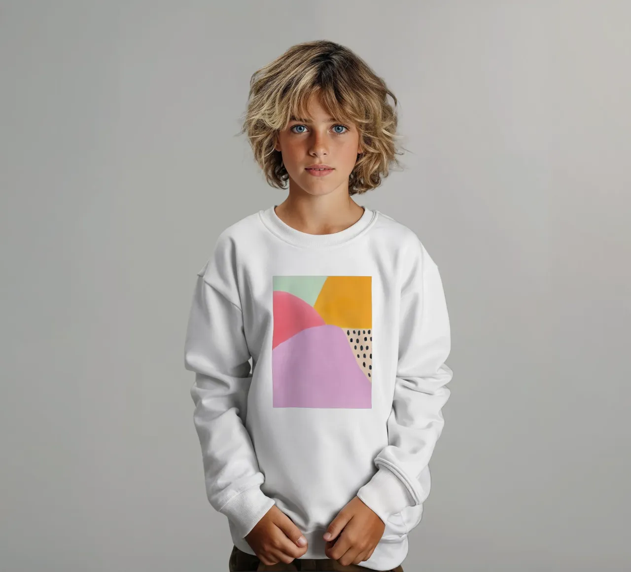 Feliz verano blobs sudadera para niño de Carinaprint