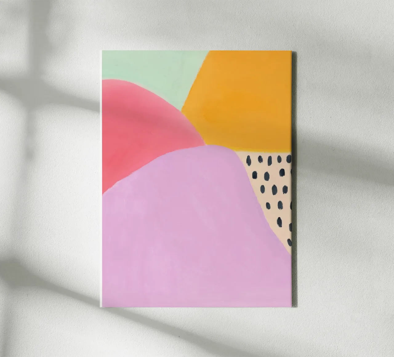 Vrolijke zomerblobs canvas van Carinaprint