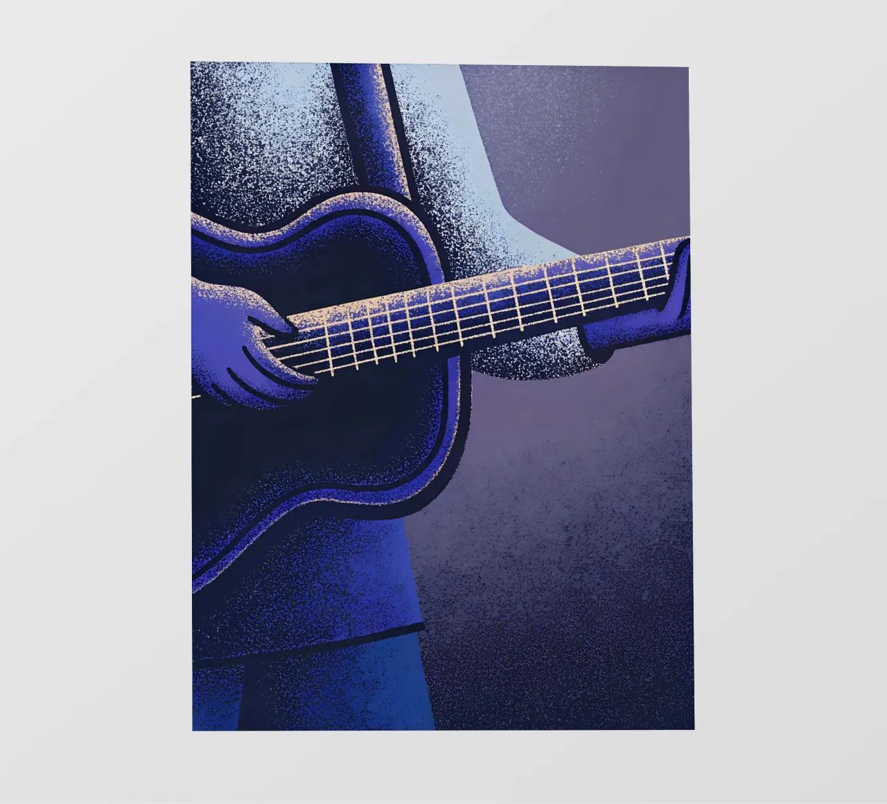 Suonare la chitarra pellicola backlit da SOUL SHOP