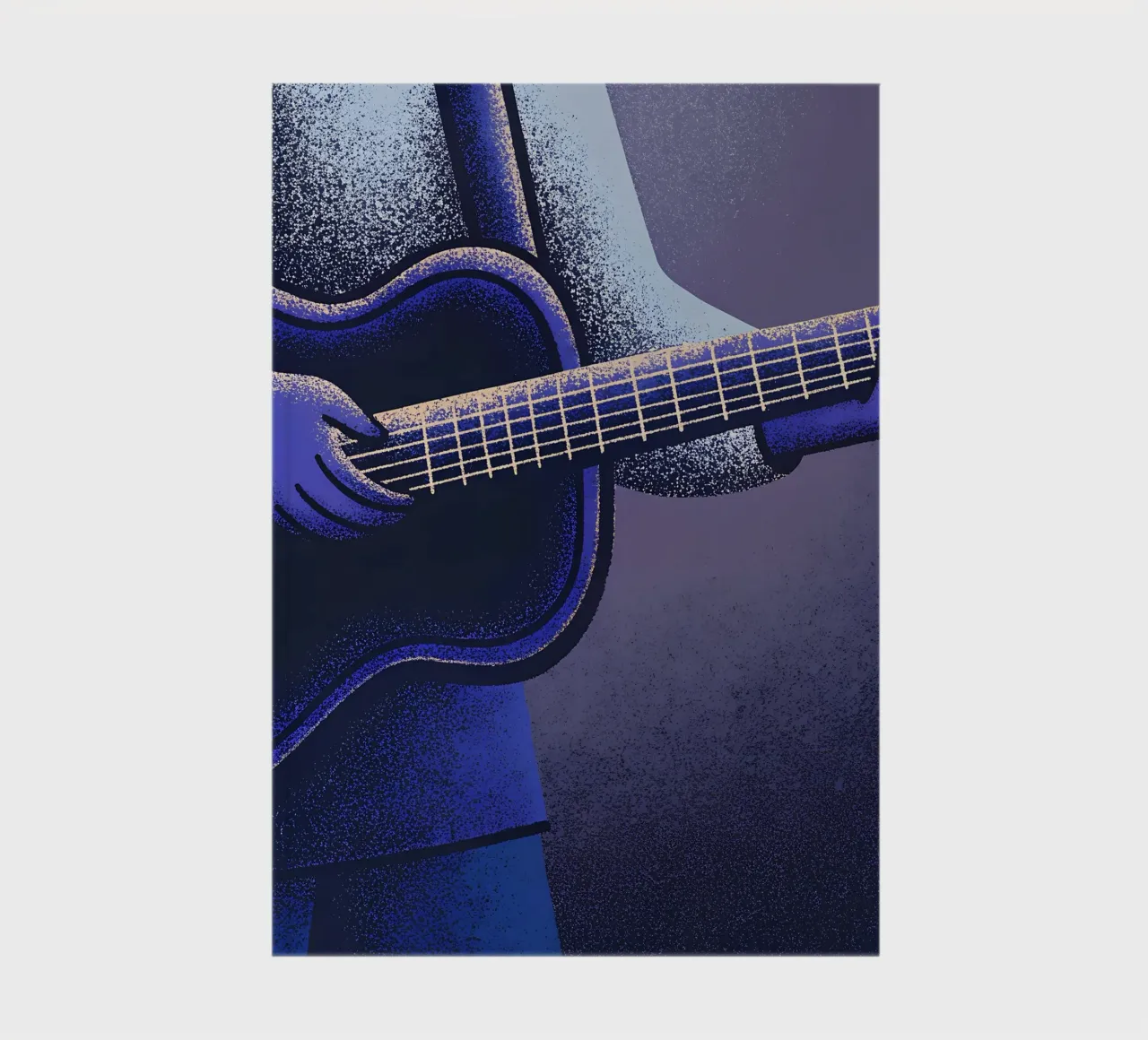 Playing the Guitar notebook by SOUL SHOP