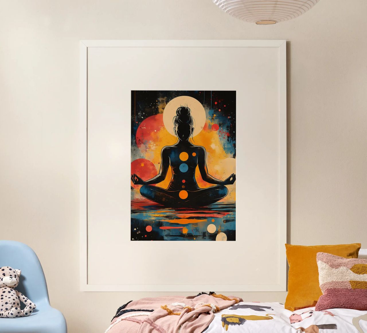 Silhouette Meditation poster by YogaShop