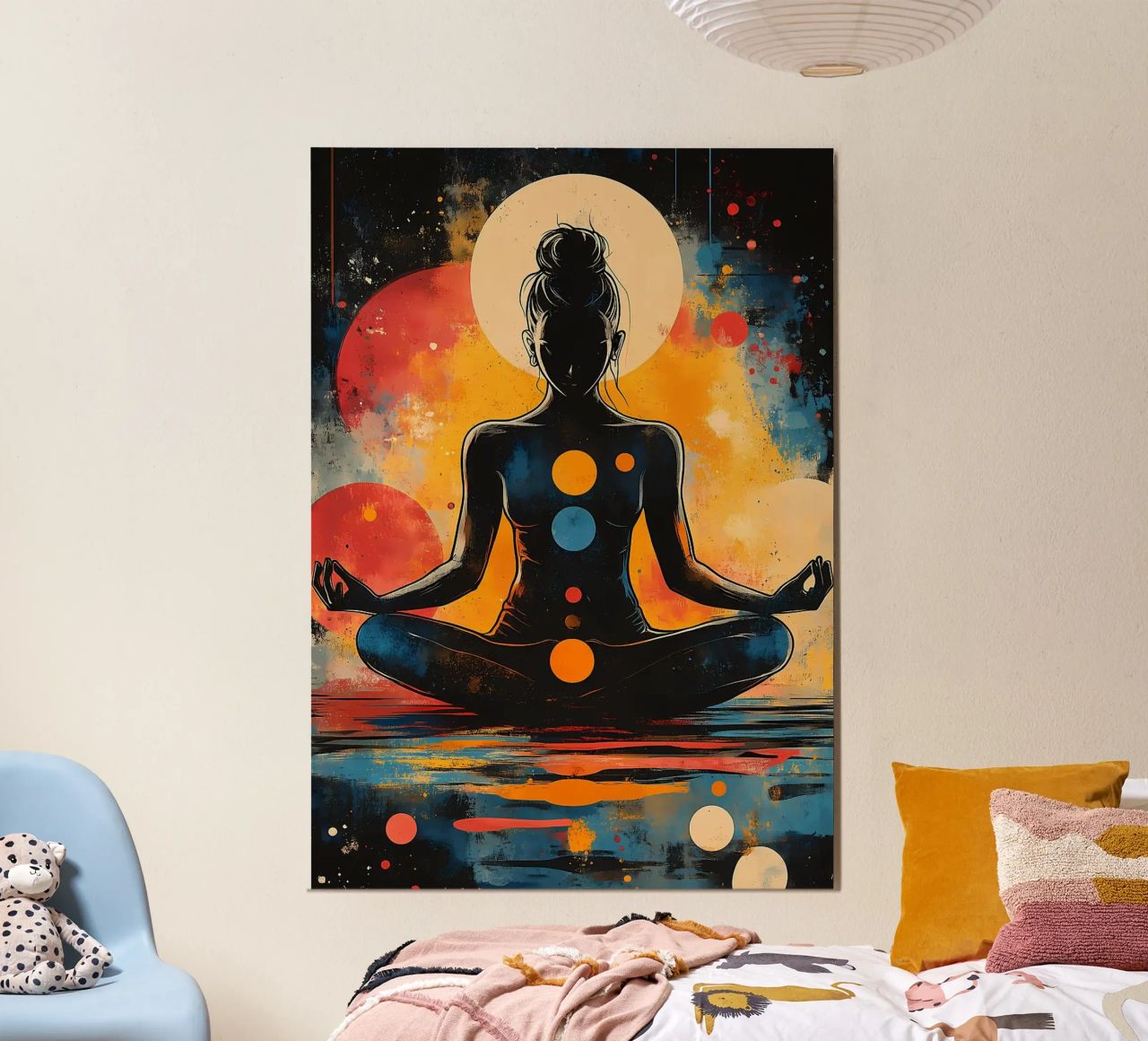 Silhouette Meditation poster by YogaShop