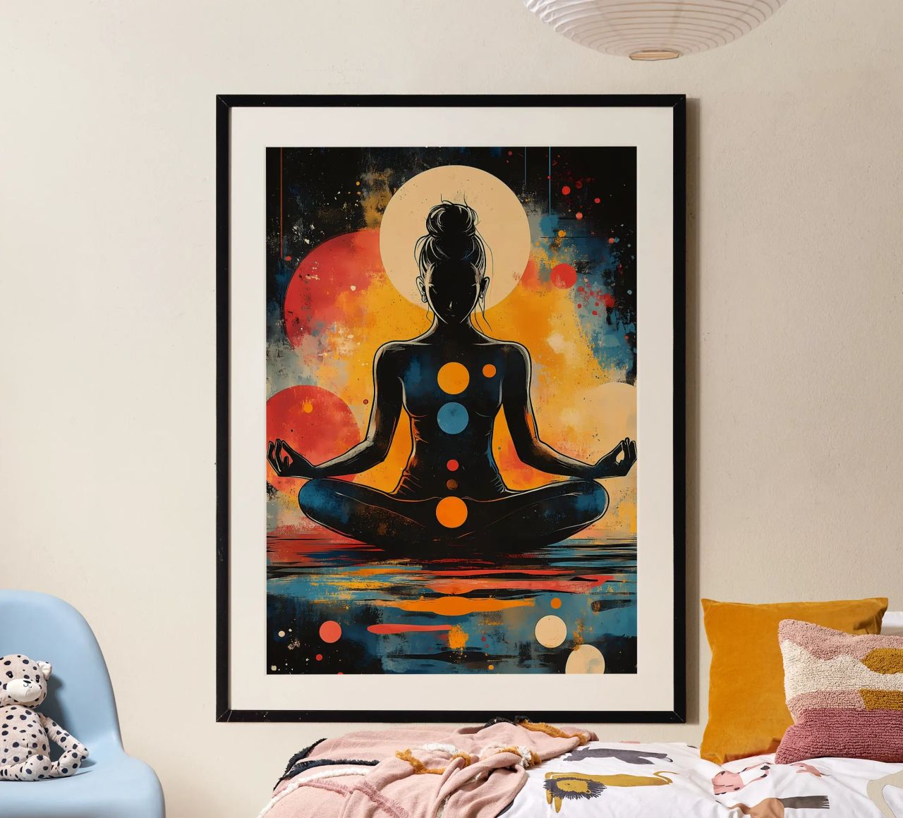 Silhouette Meditation poster by YogaShop