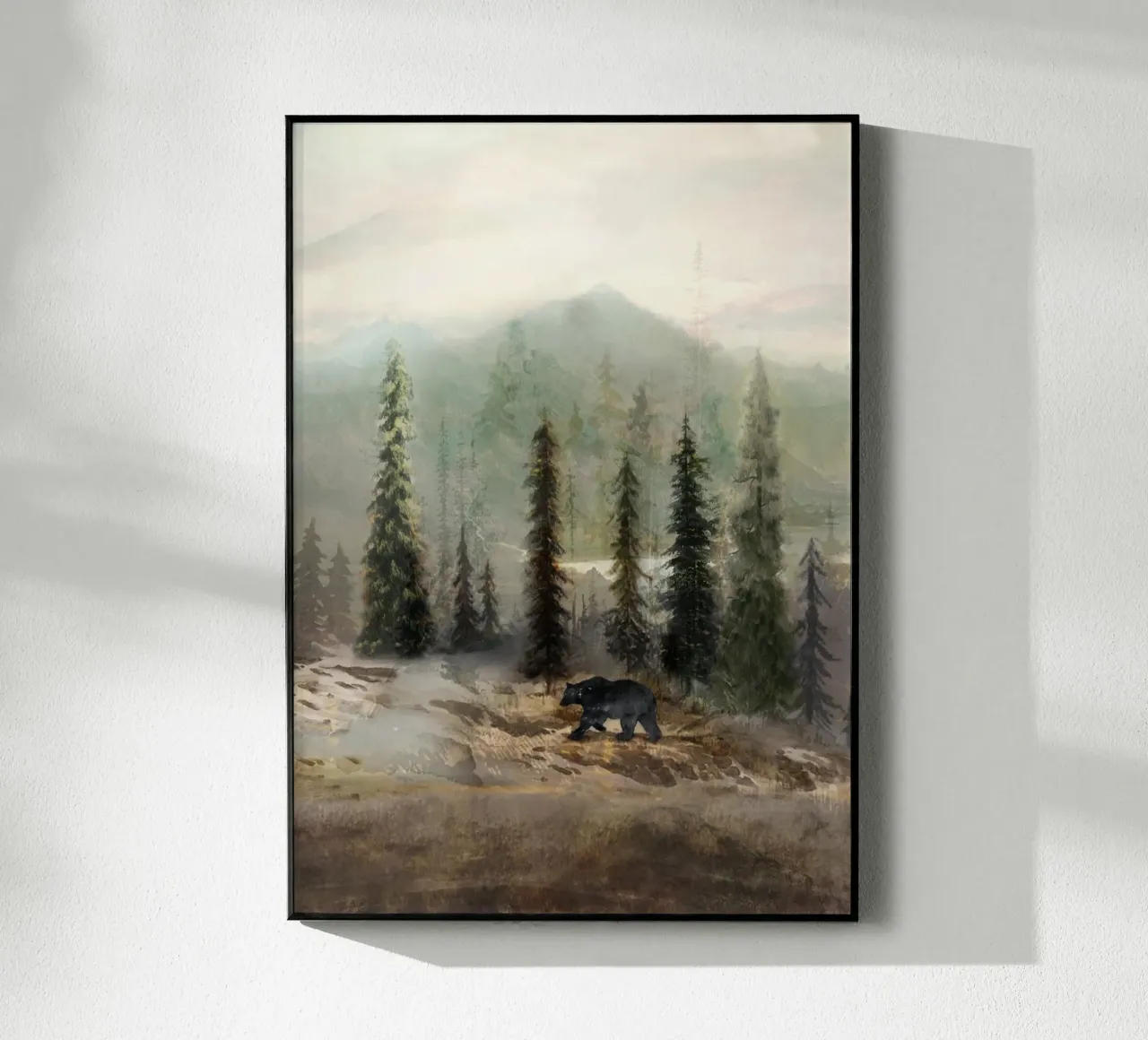 Mountain Black Bear plexiglass da Nadjaa
