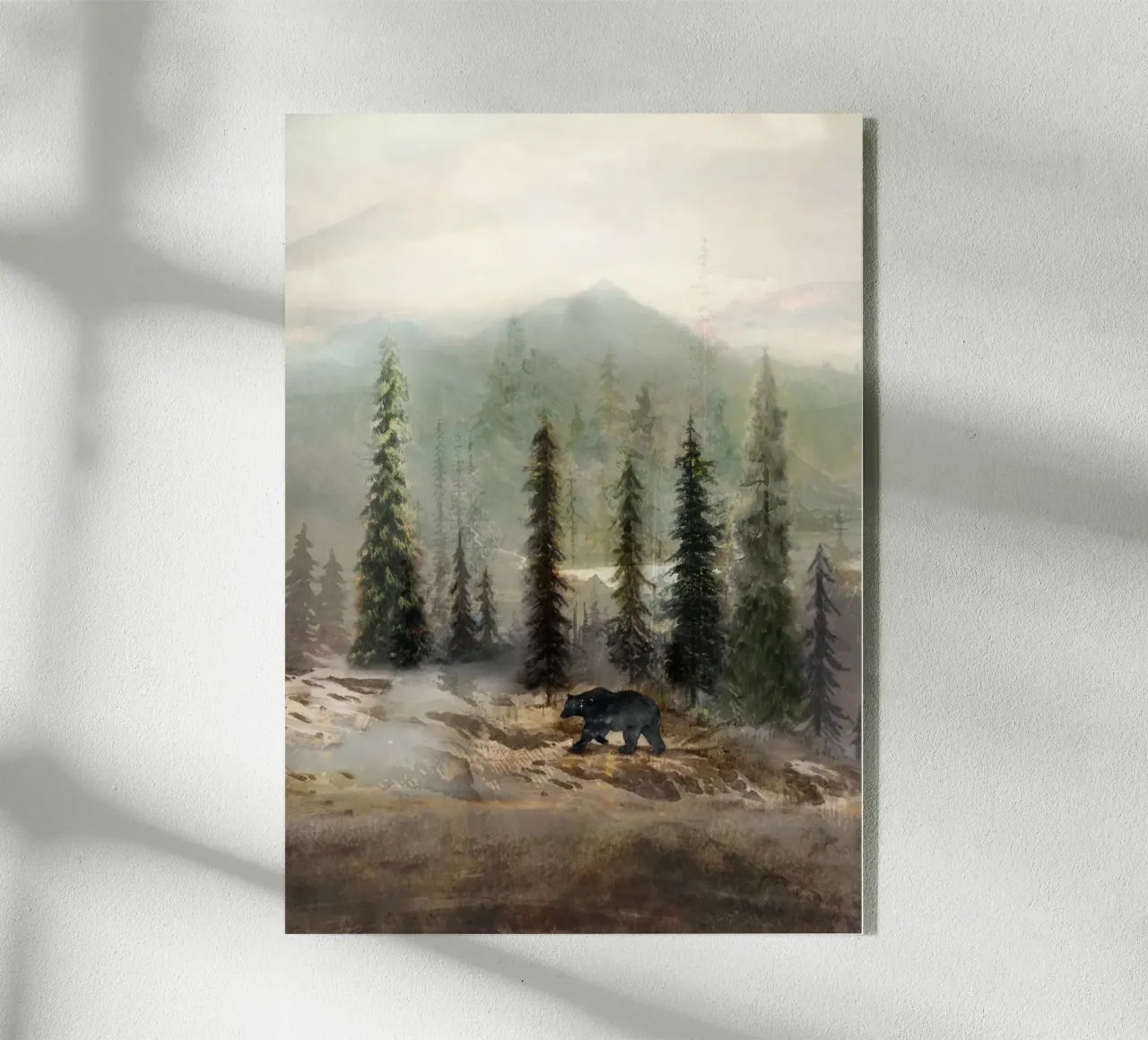 Mountain Black Bear plexiglass da Nadjaa