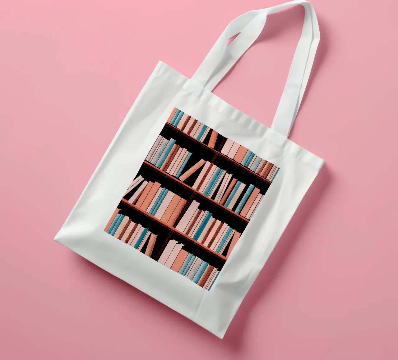 Bookcase tote bag by SOUL SHOP
