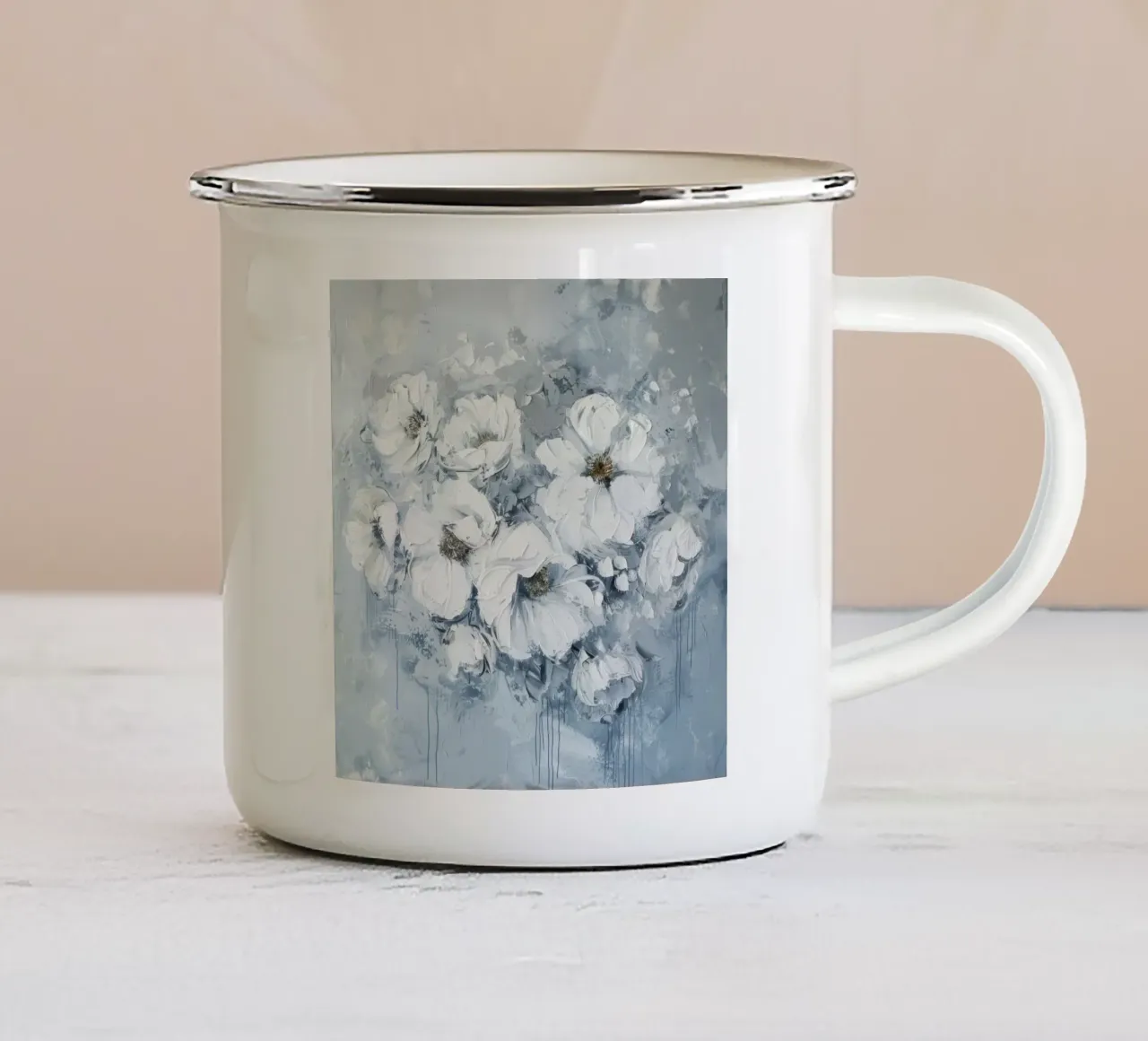 Arte da parete di Imagine tazza in smalto da Imagine