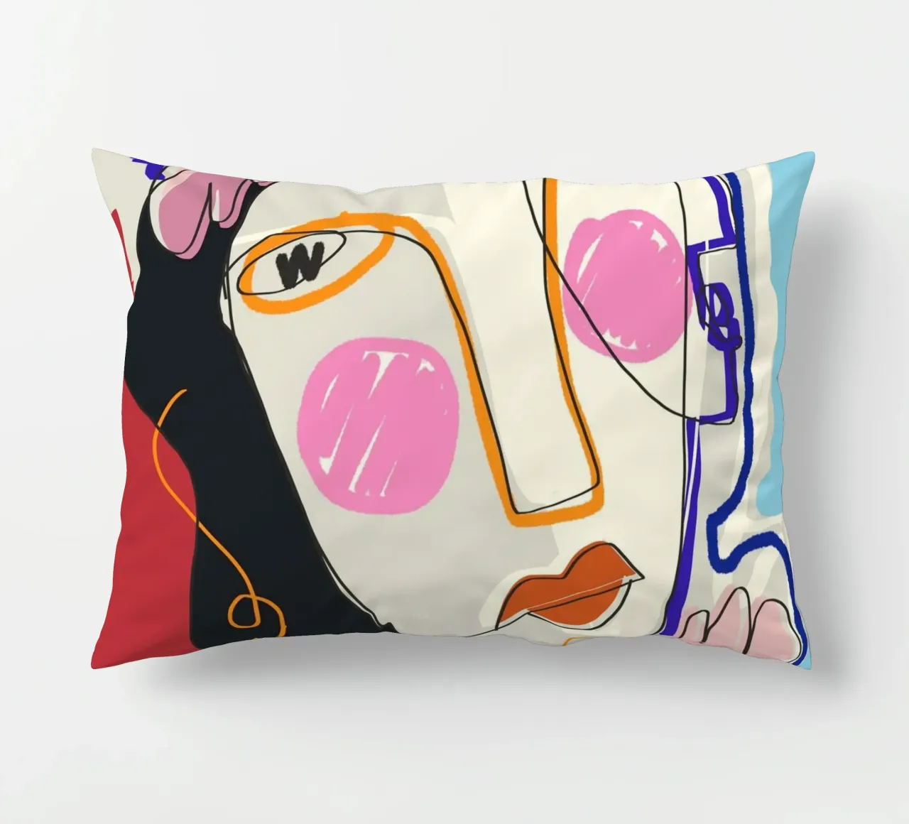 Ritratto in linea di Muse cuscino da Little Dean