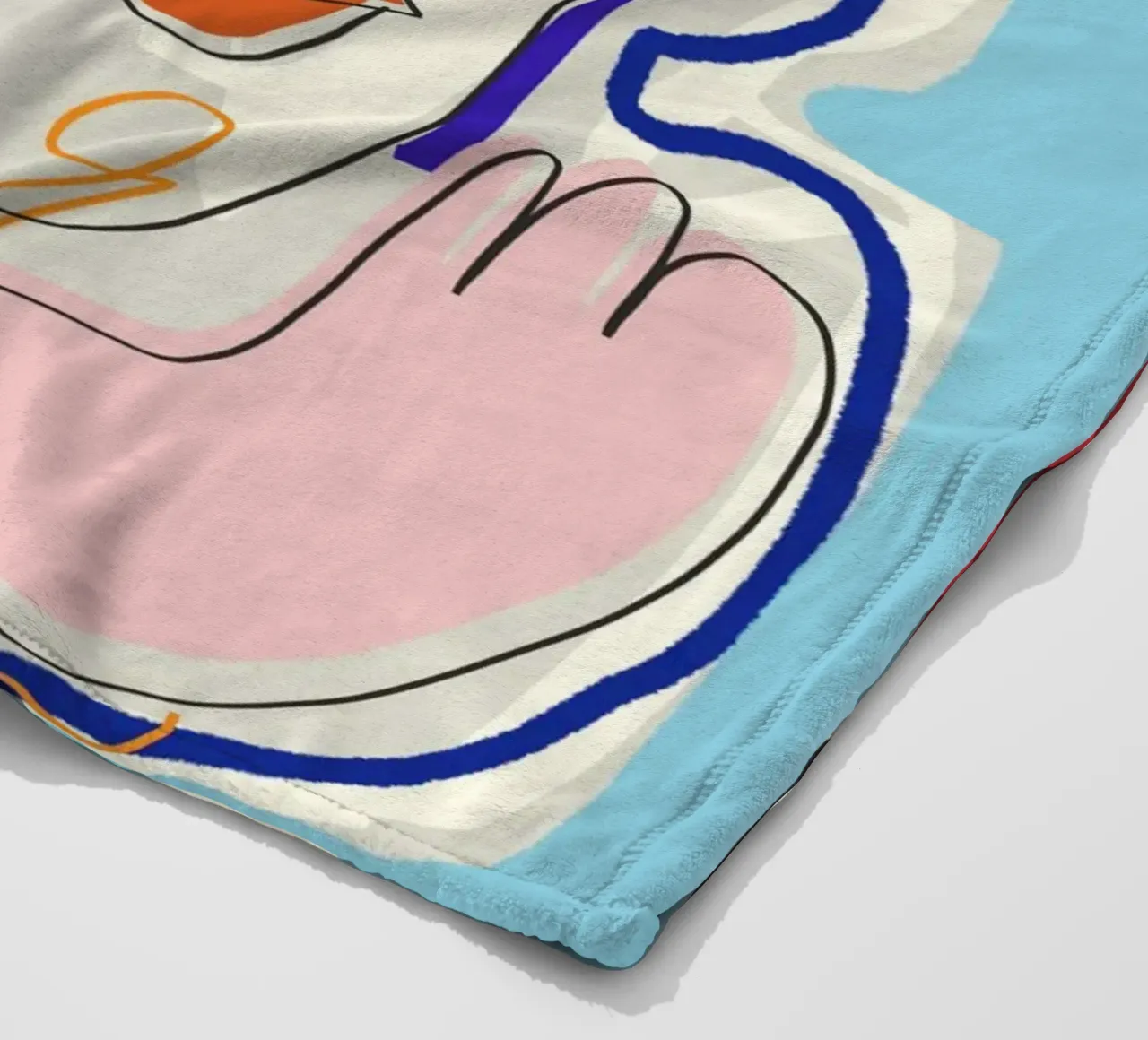 Ritratto in linea di Muse coperta in pile da Little Dean
