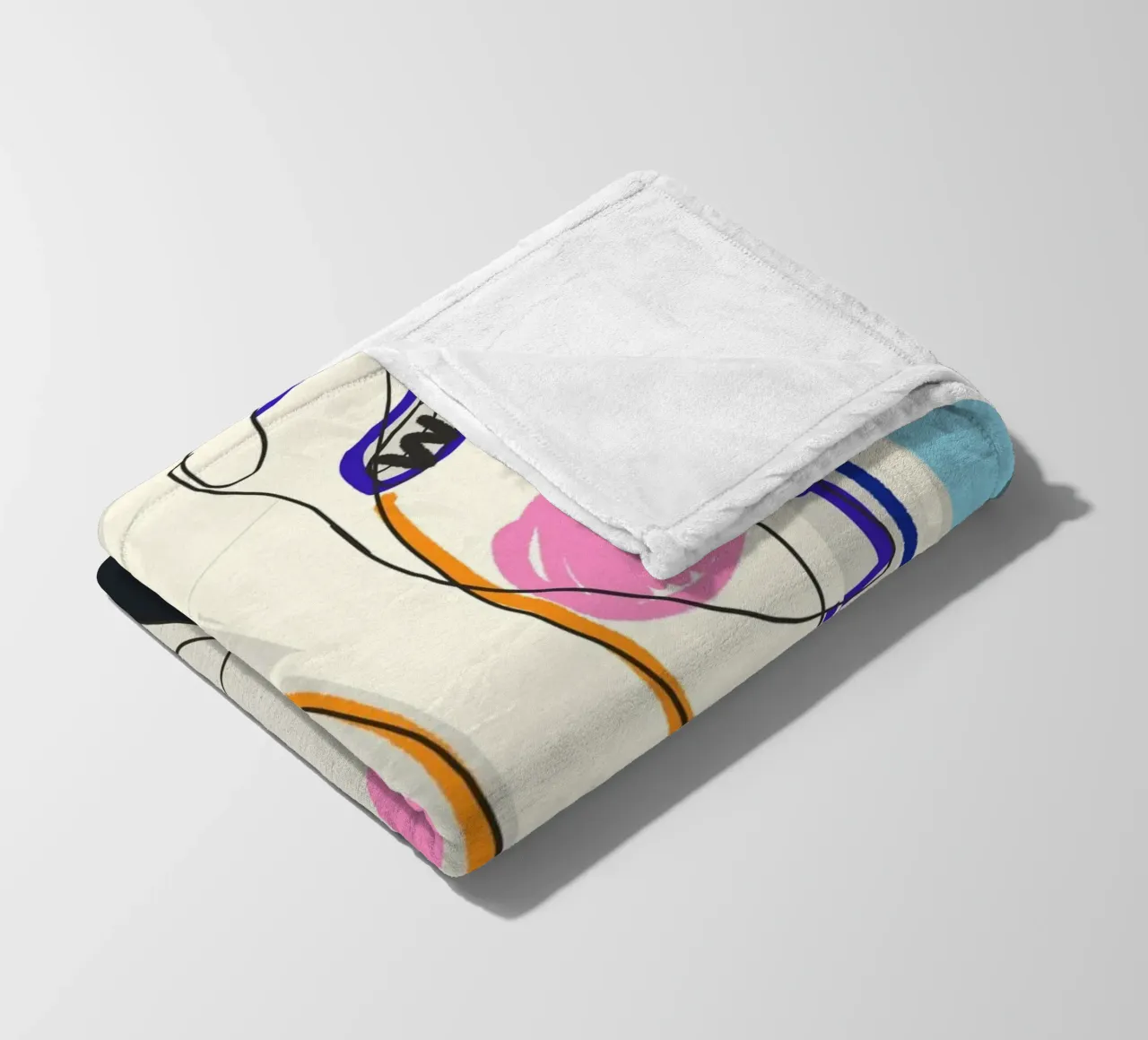 Ritratto in linea di Muse coperta in pile da Little Dean
