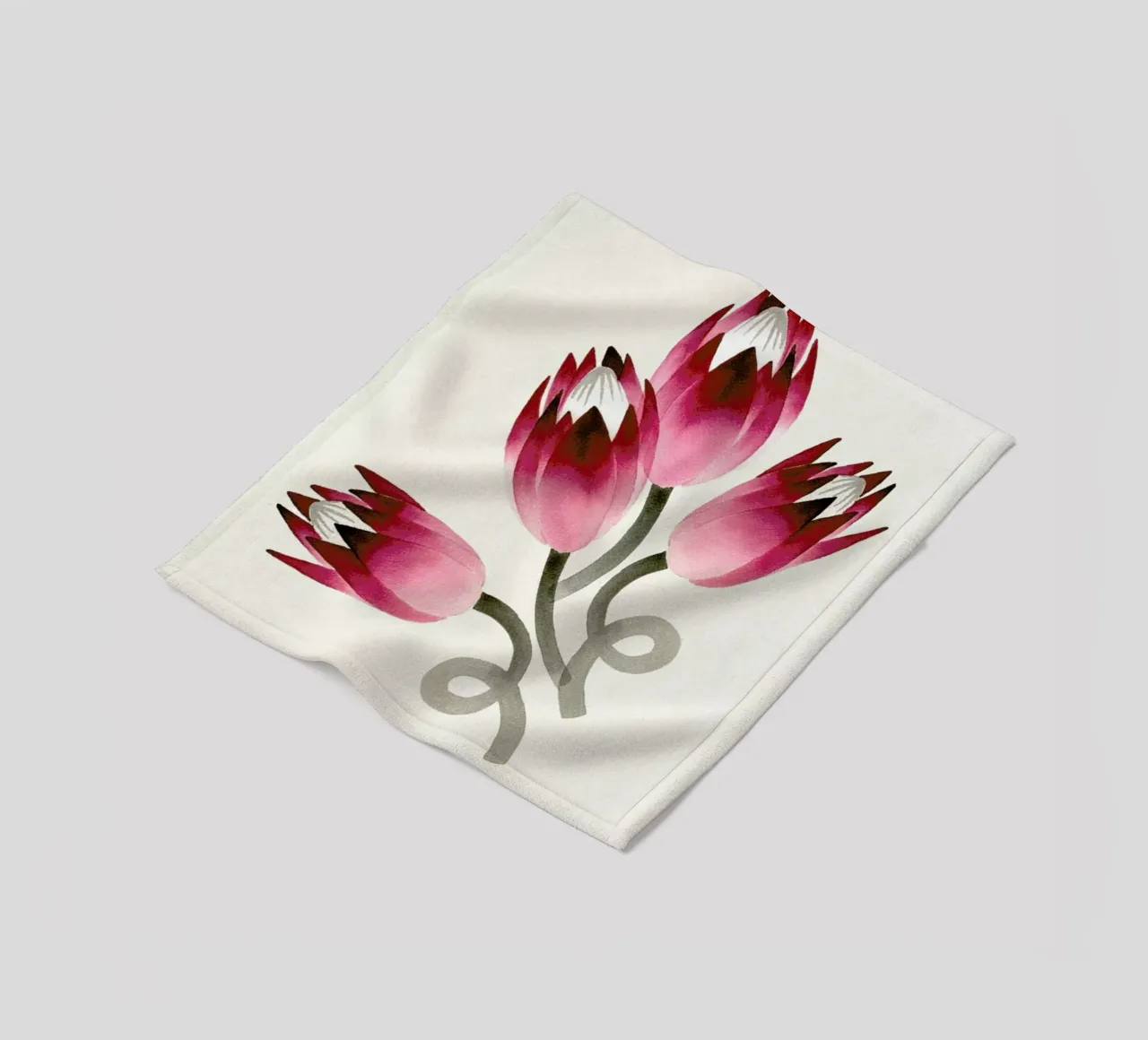 Tulip coperta in pile da Ekaterina Koroleva