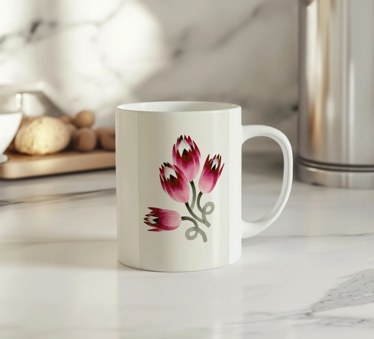 Tulip tazza in ceramica da Ekaterina Koroleva