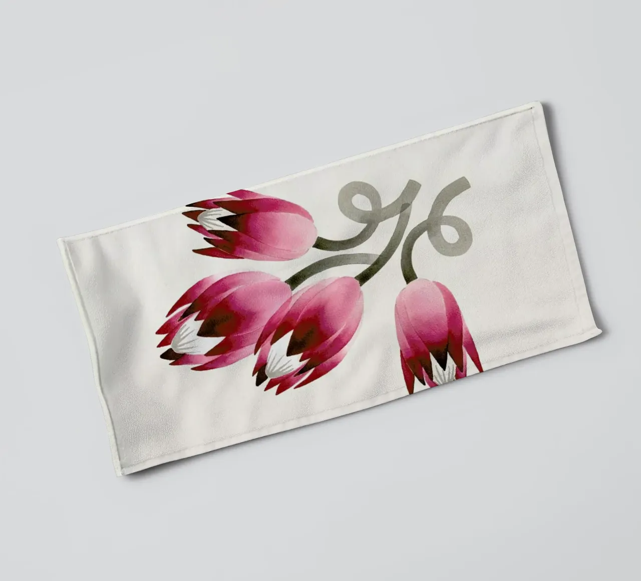 Tulip asciugamano da bagno da Ekaterina Koroleva