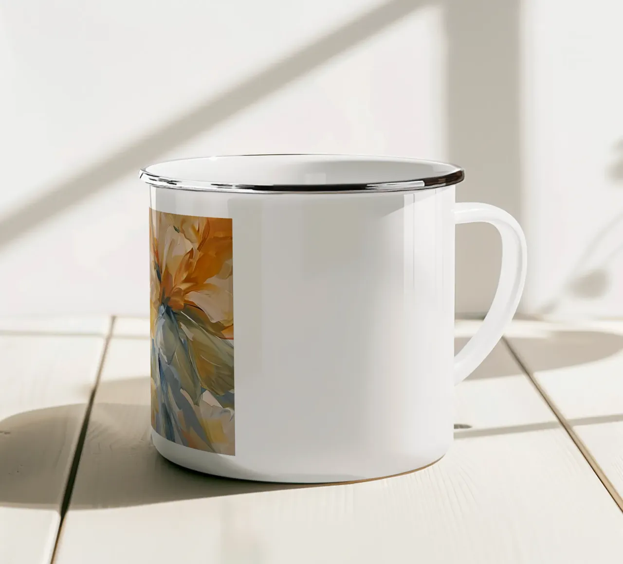 Arte da parete di Imagine tazza in smalto da Imagine