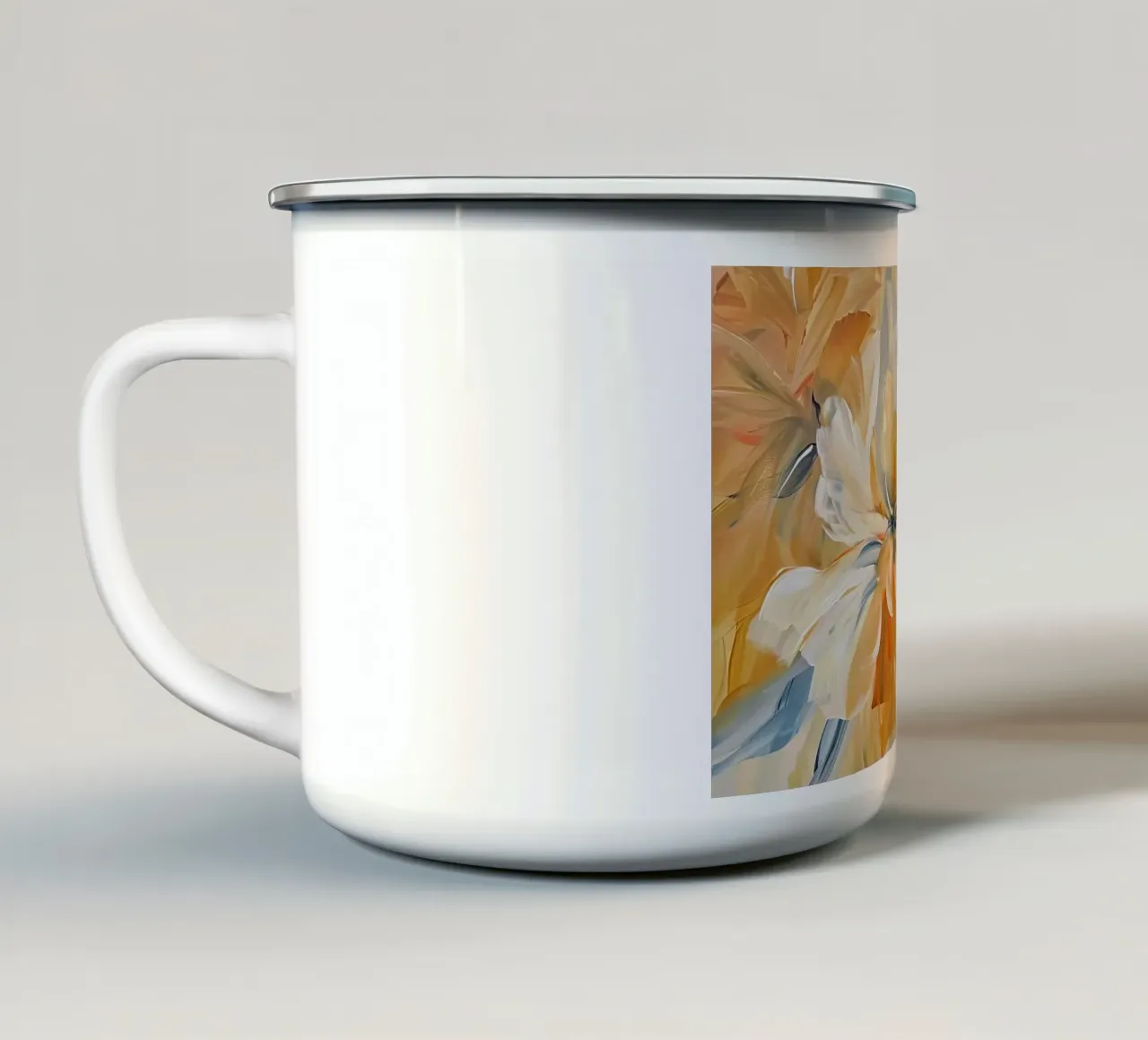 Arte da parete di Imagine tazza in smalto da Imagine