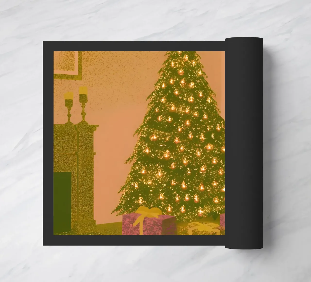 Christmas Day Celebration doormat by SOUL SHOP