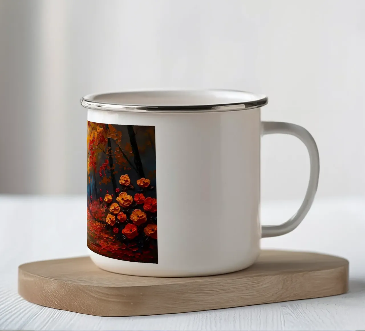 Arte da parete di Imagine tazza in smalto da Imagine