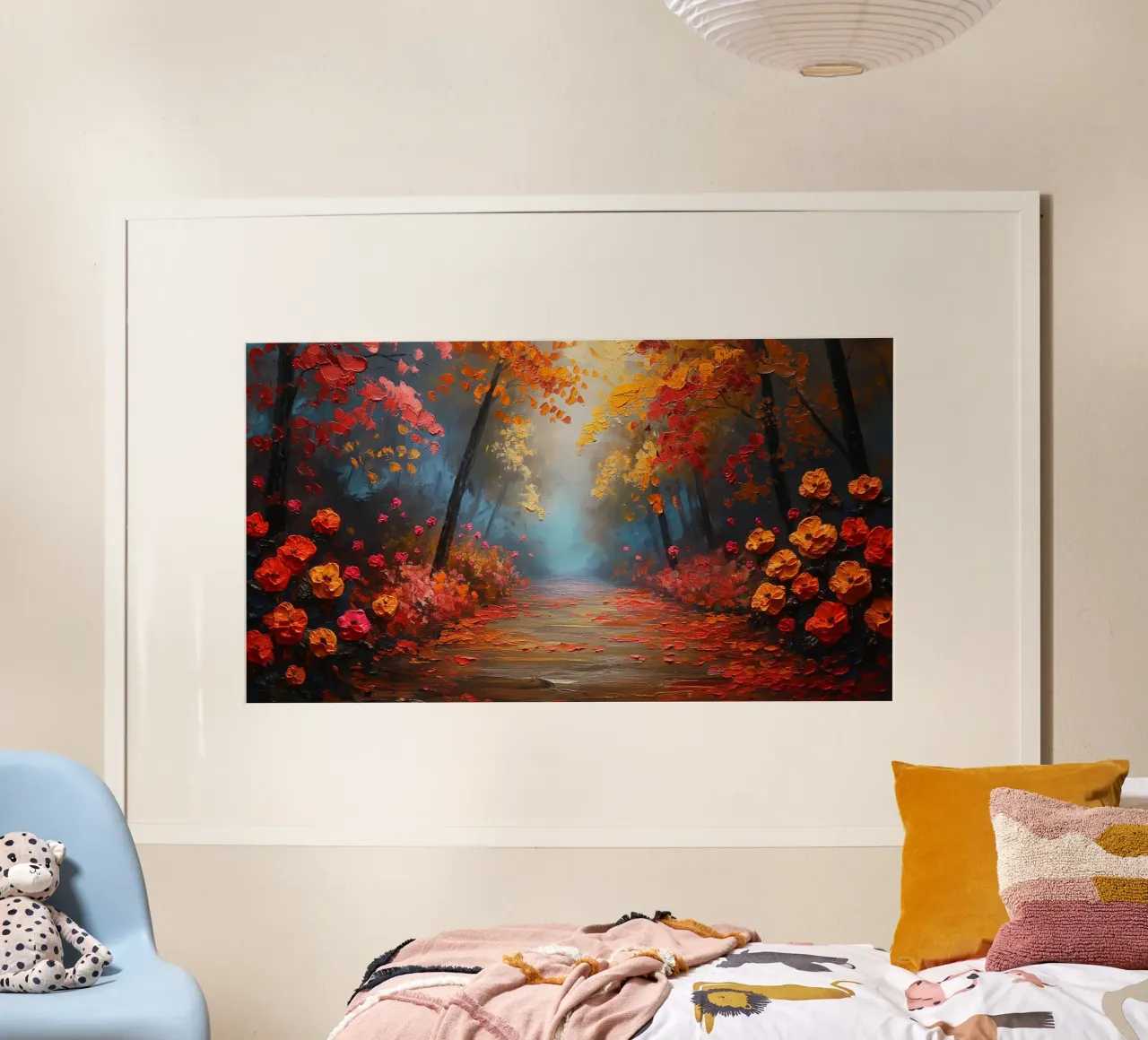Arte da parete di Imagine poster con telaio in alluminio da Imagine