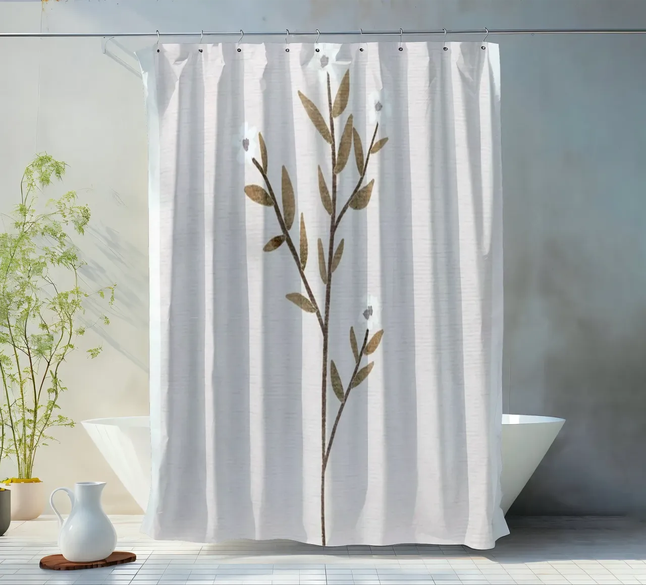 Forget Me Not tenda da doccia da Goed Blauw