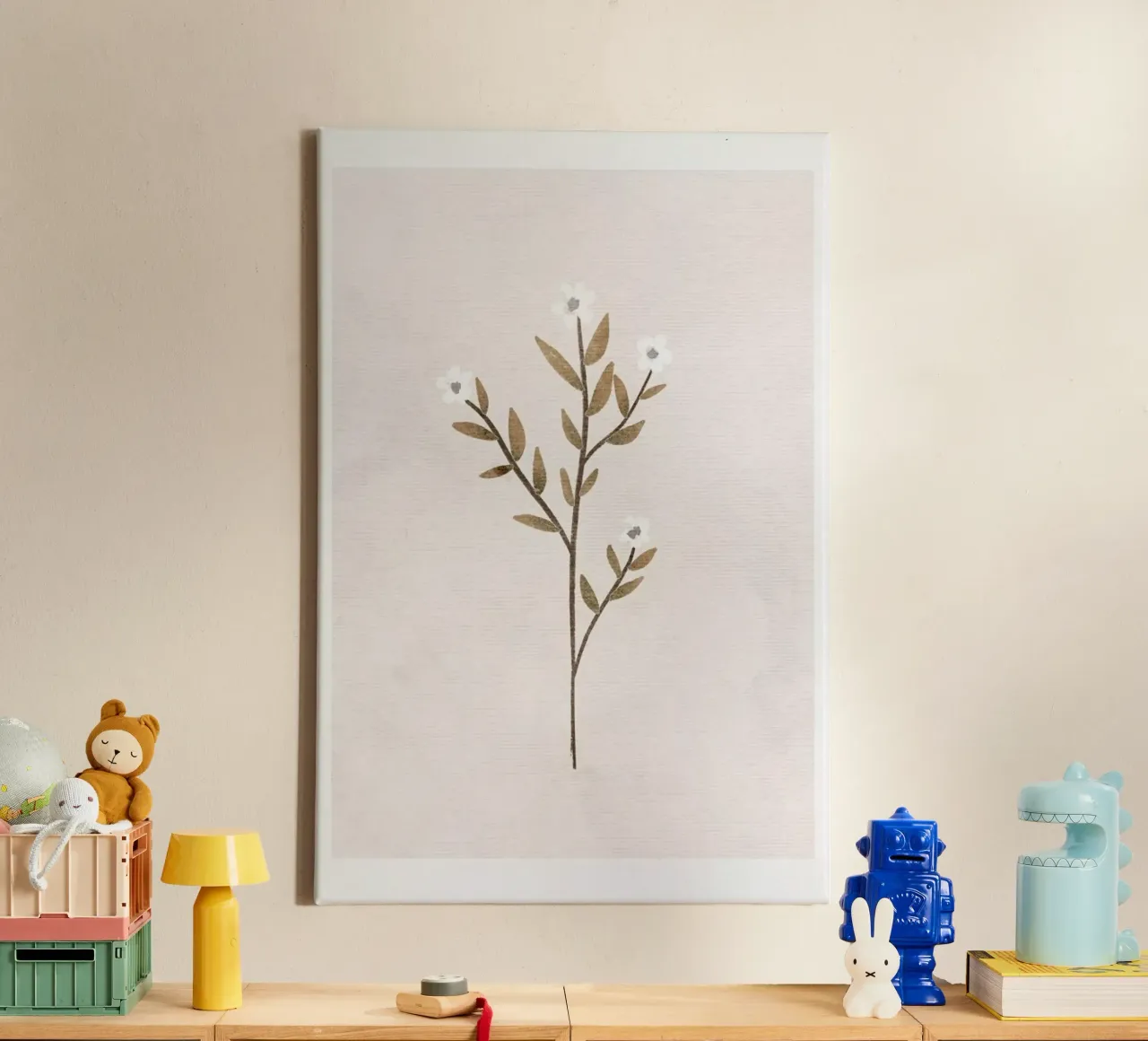 Forget Me Not tela con Cornice a cassetta da Goed Blauw