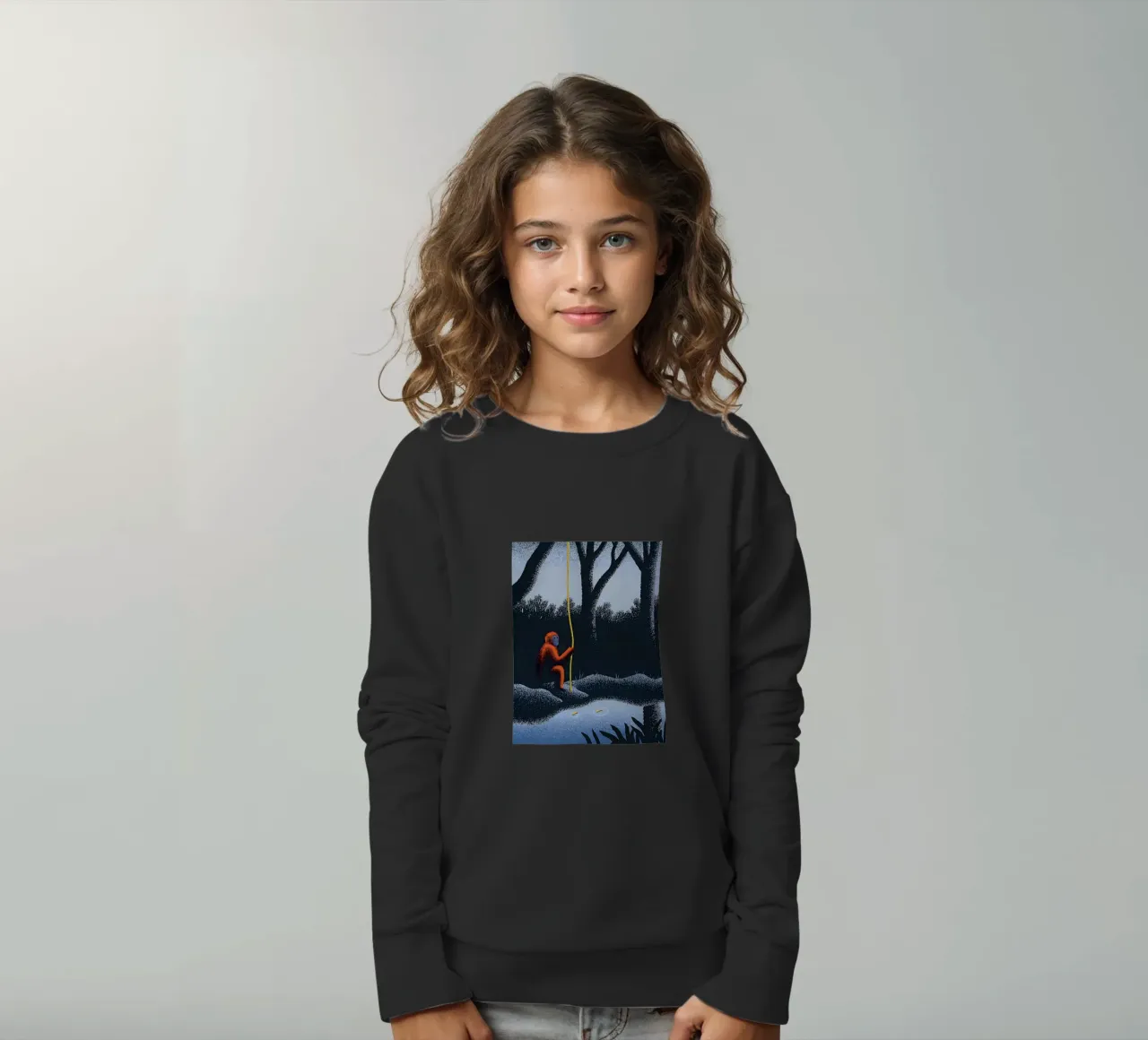 Scimmie nella foresta felpa bambino da SOUL SHOP