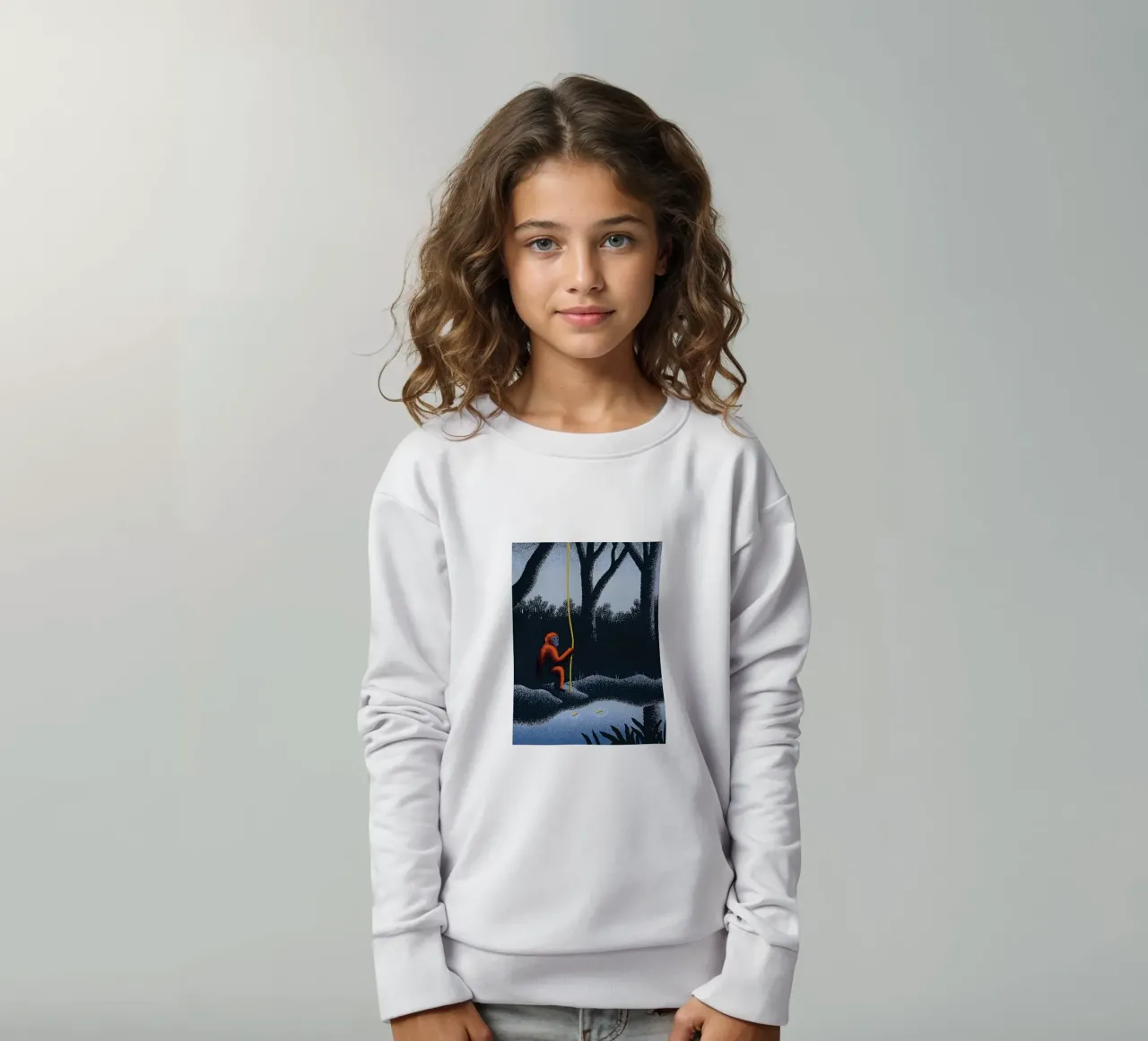Scimmie nella foresta felpa bambino da SOUL SHOP
