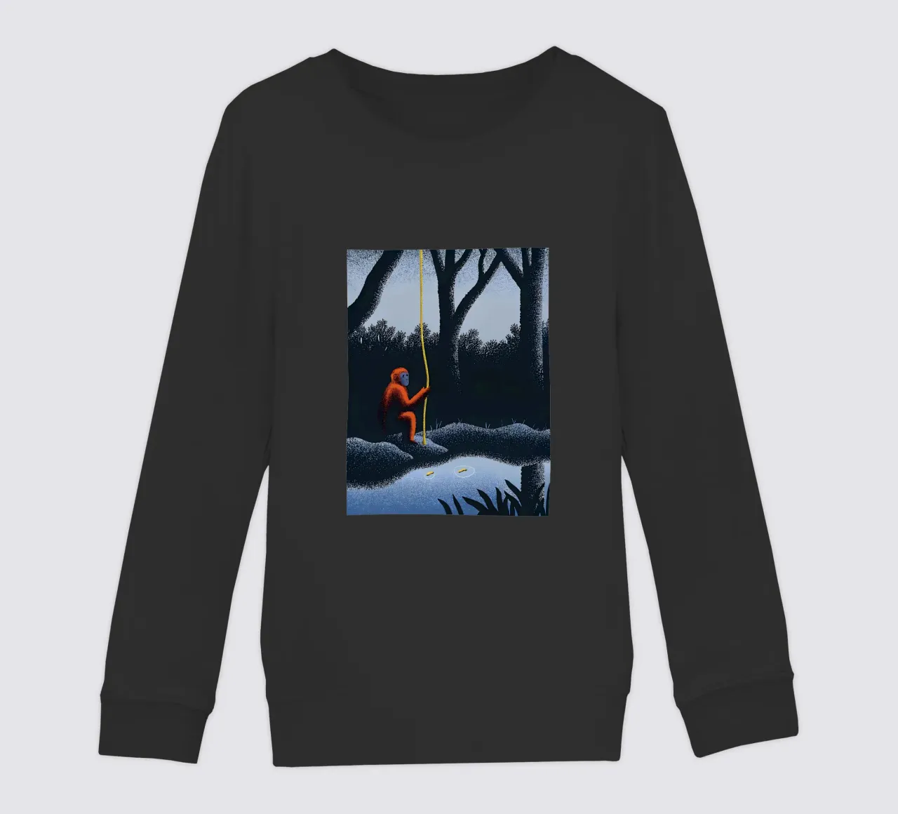 Scimmie nella foresta felpa bambino da SOUL SHOP