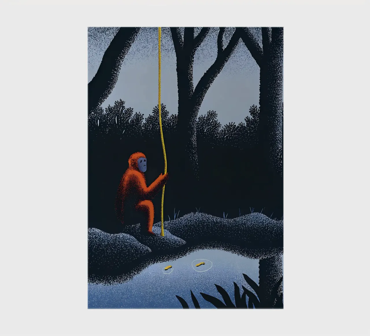 Monkeys in the Forest notebook by SOUL SHOP