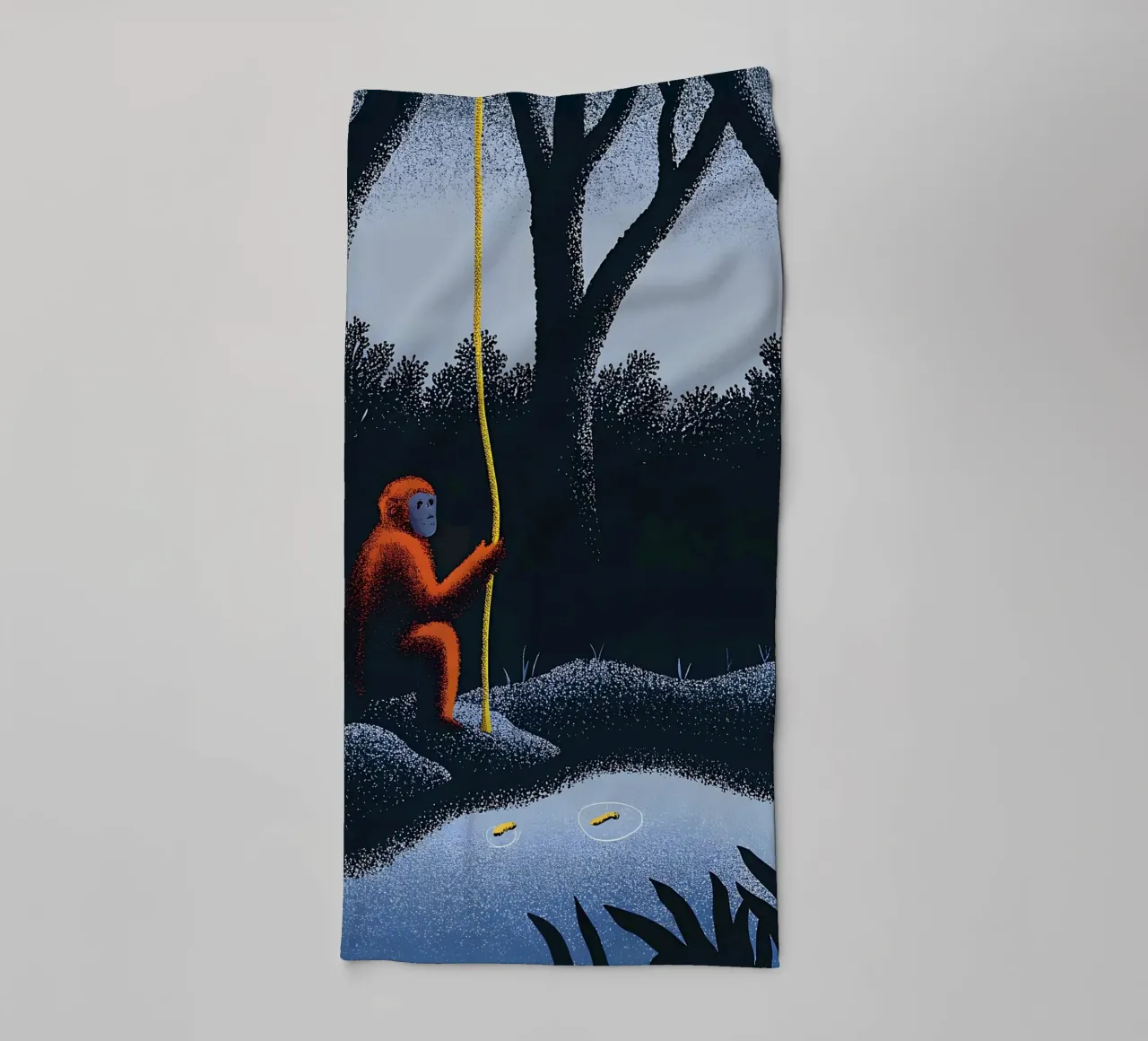 Monkeys in the Forest towel by SOUL SHOP