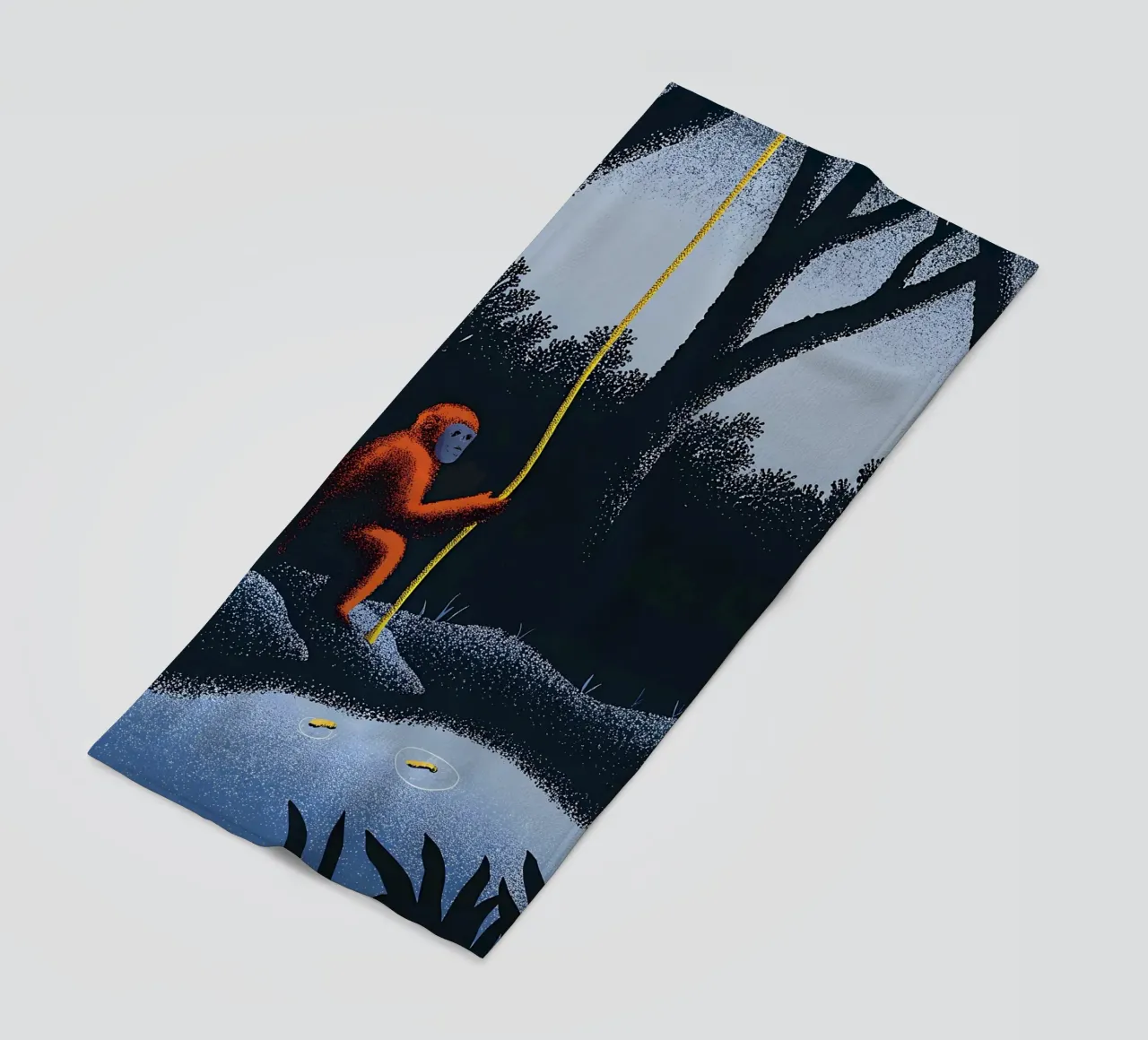 Scimmie nella foresta telo mare da SOUL SHOP