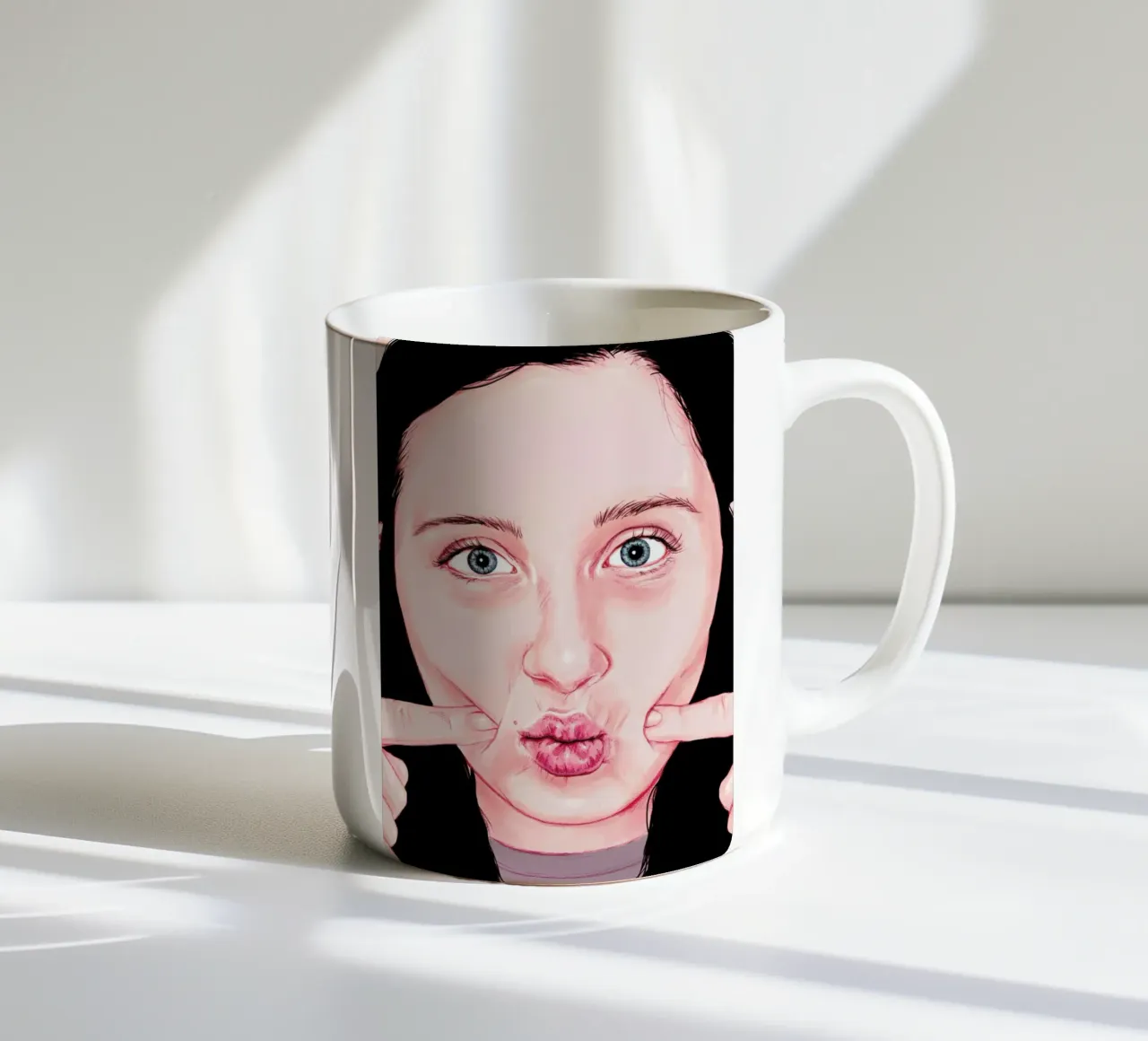 Cheek tazza in ceramica da Laura O'Connor