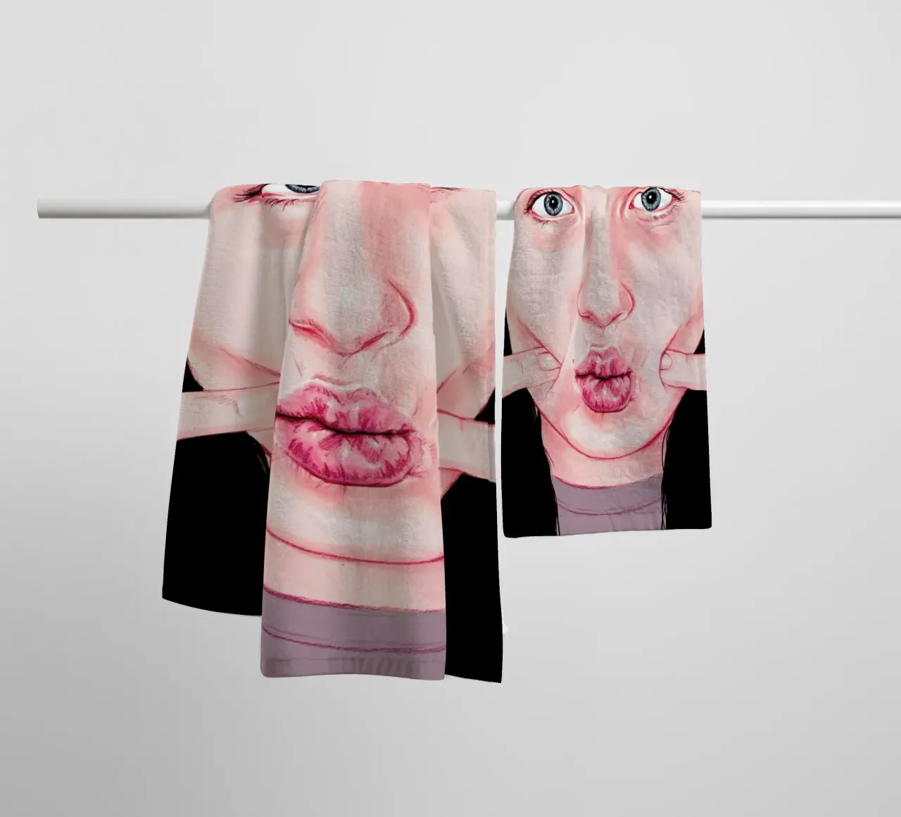 Cheek asciugamano da bagno da Laura O'Connor