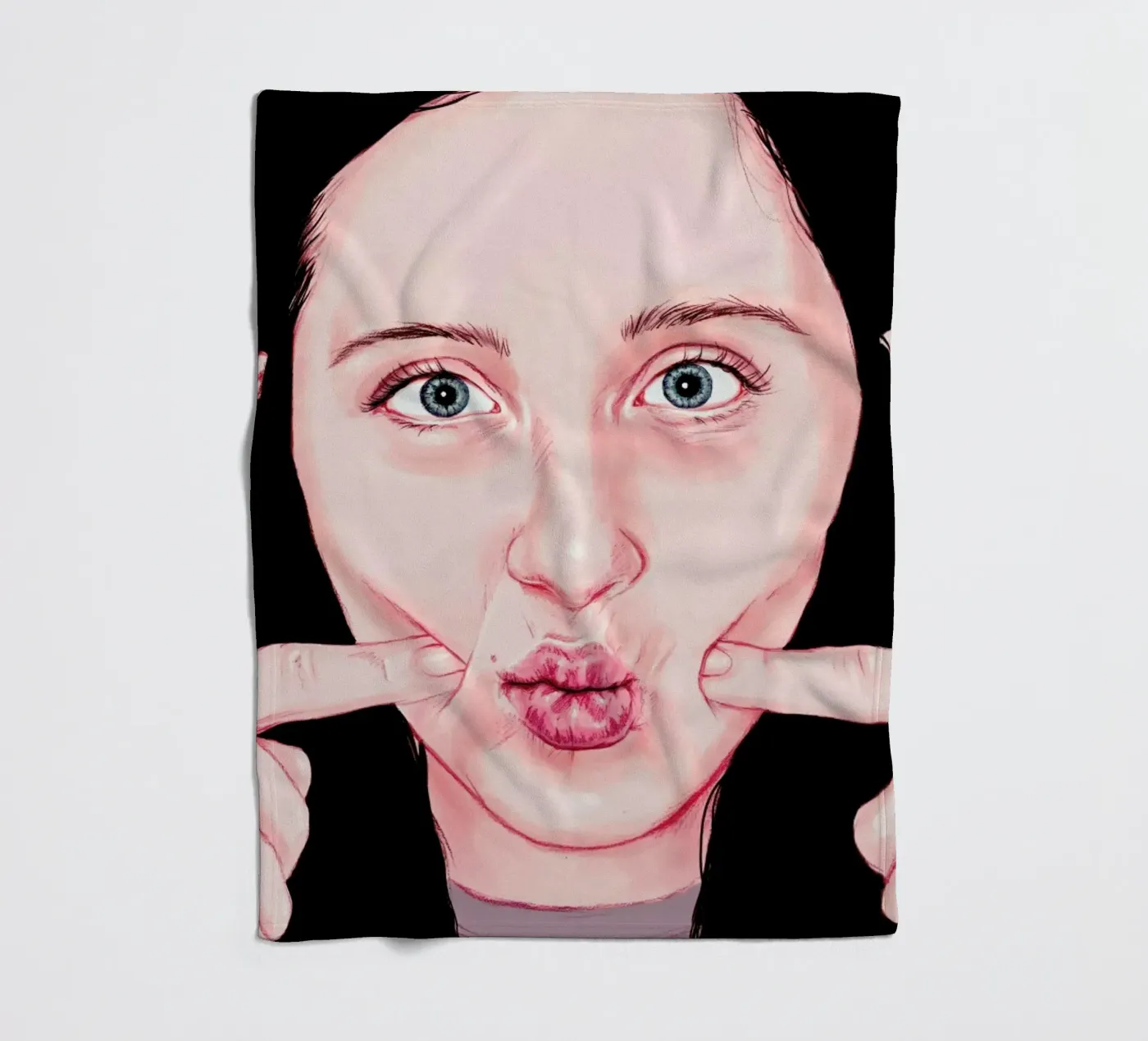 Cheek Fleecedecke von Laura O'Connor